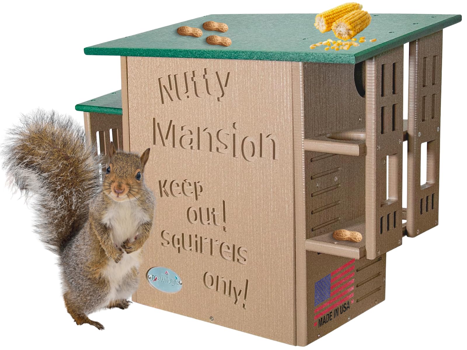 JCS Wildlife Nutty Mansion Squirrel House