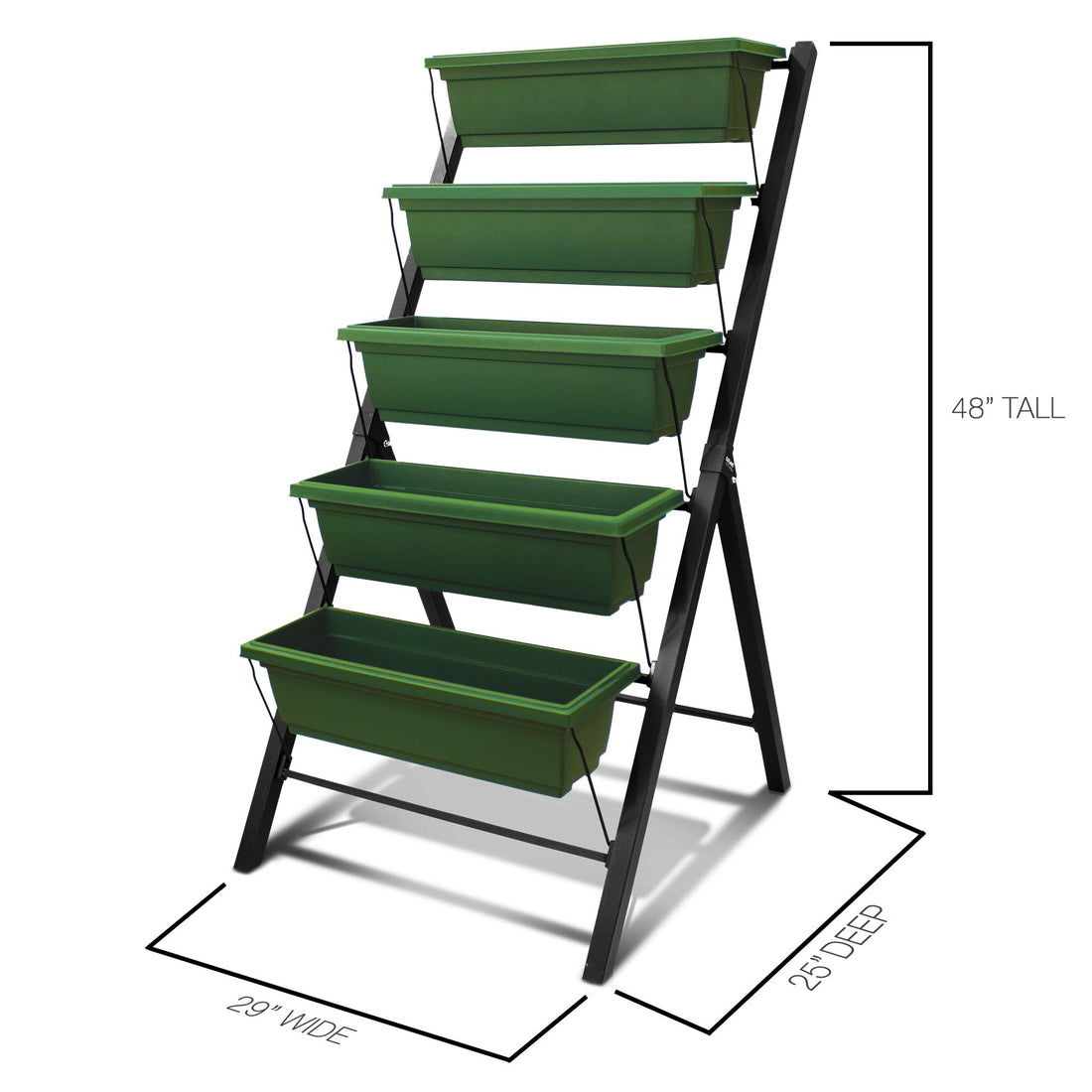 4Ft 5-Tier Vertical Raised Garden Bed Planter Box