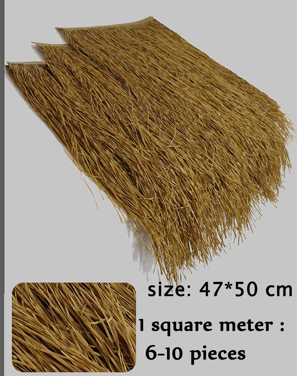 Duck Blind Grass Tiki Thatch Roof, 4pcs