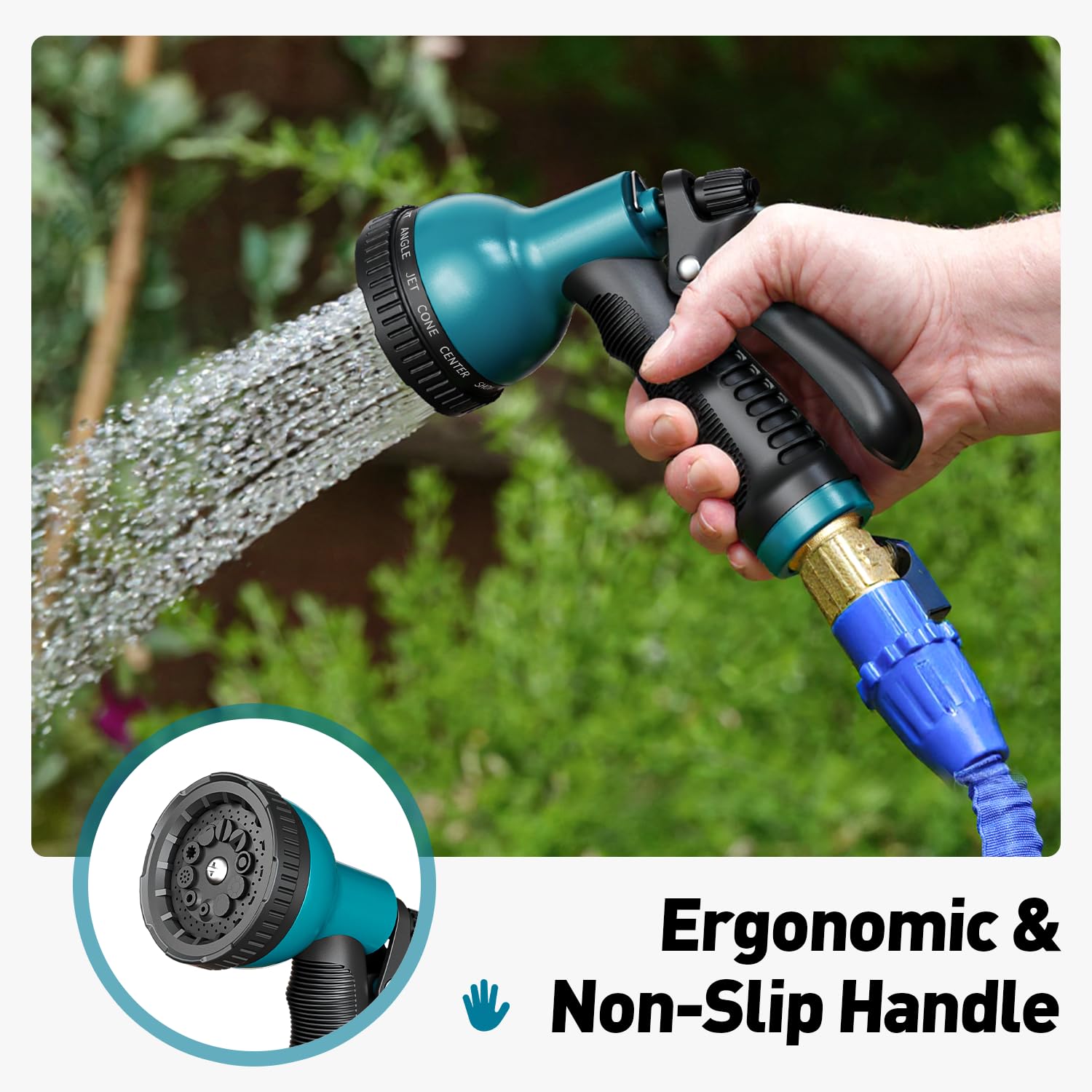 Heavy Duty Hose Nozzle Sprayer, 2 Pack
