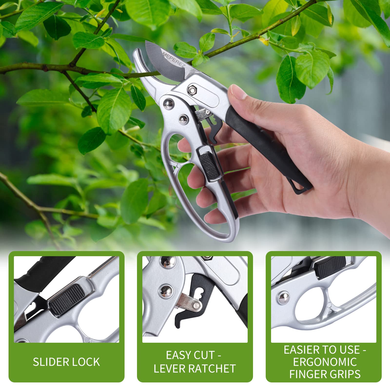 German Steel Pruning Shears