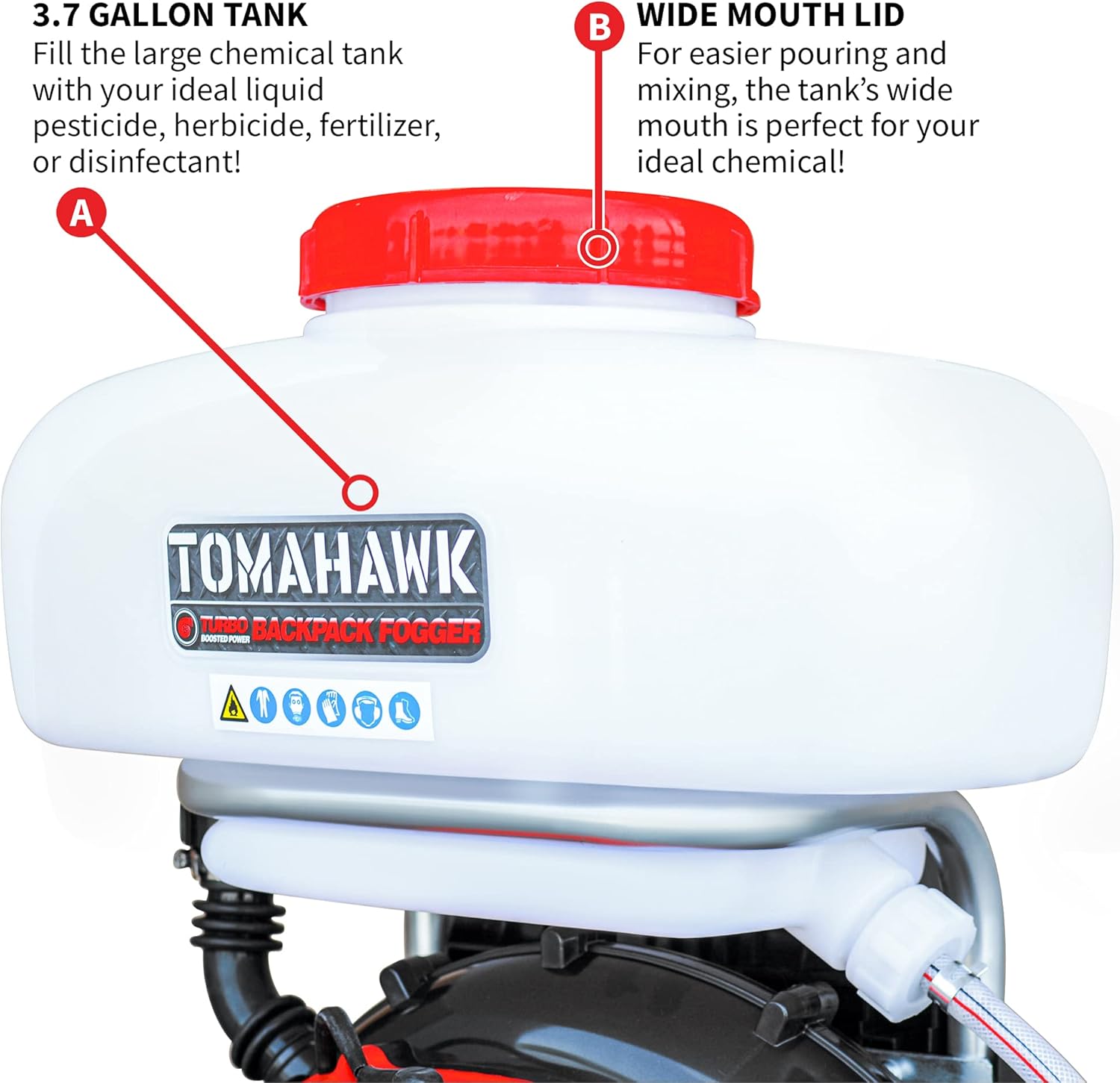 3HP Backpack Mosquito Fogger & Blower – 3.7 Gal Tank