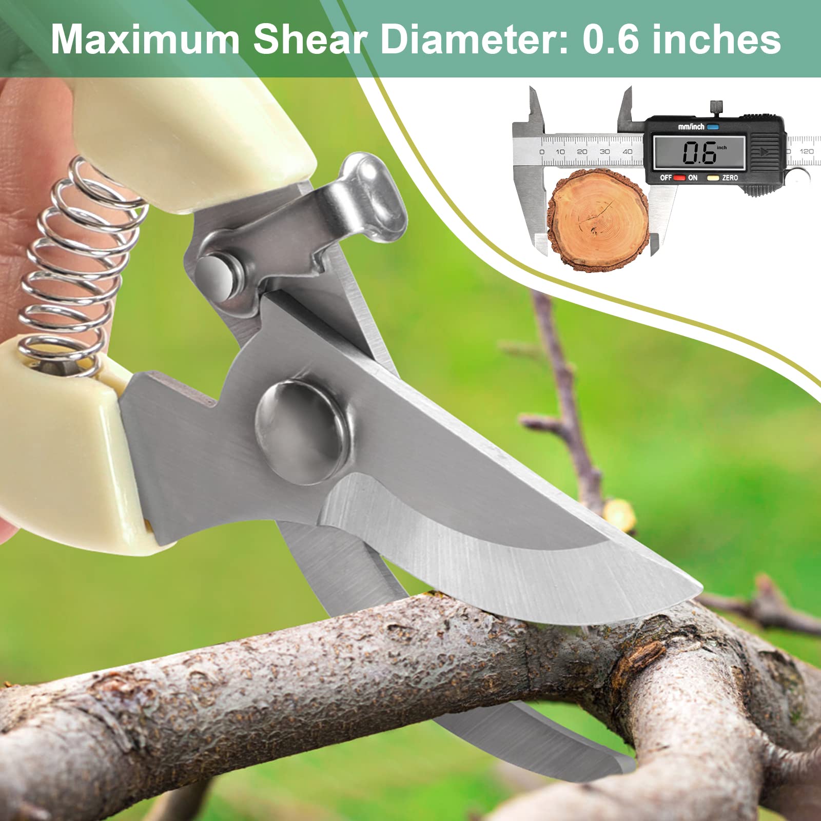 German Steel Pruning Shears