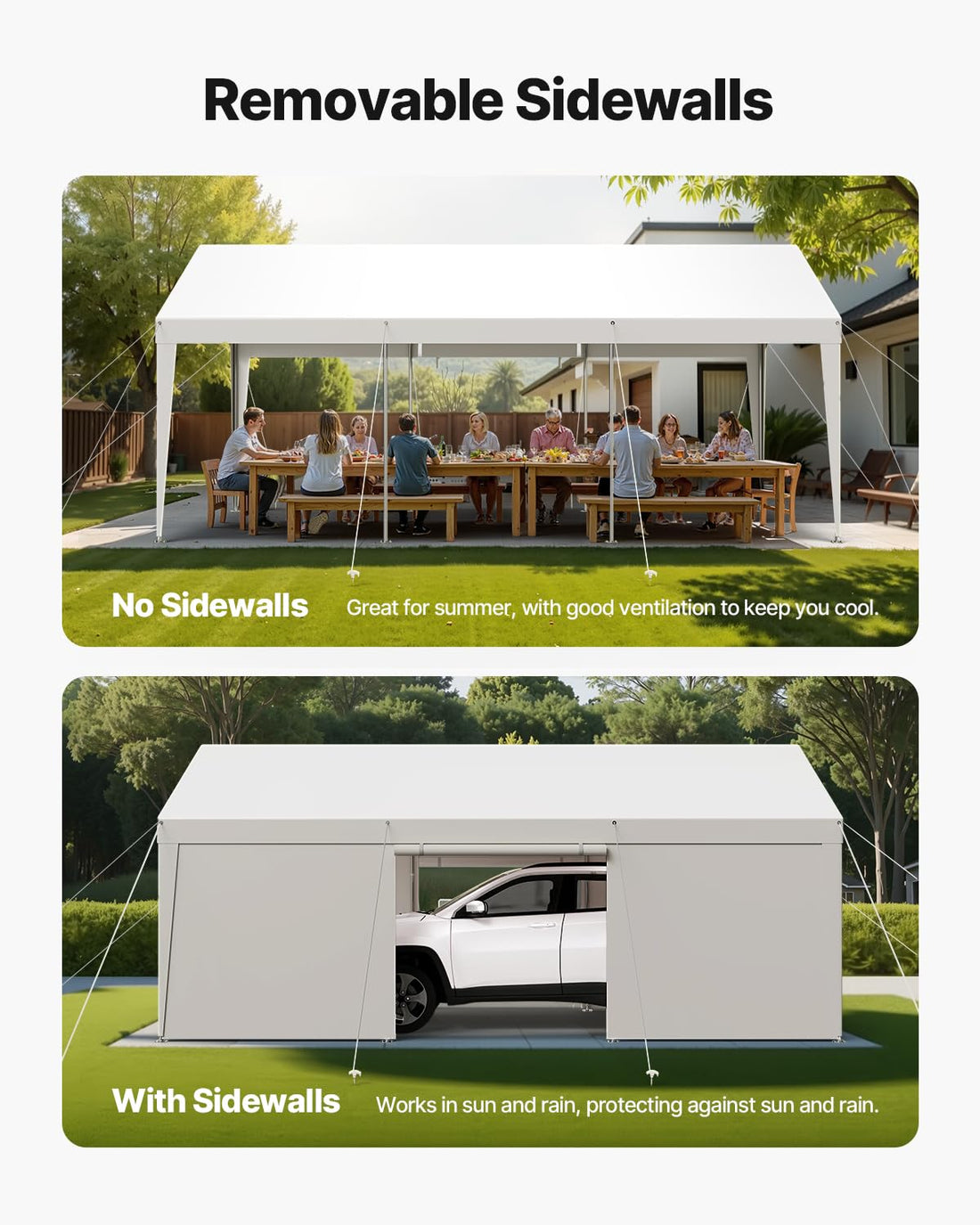 10x20 Ft VEVOR Heavy-Duty Carport