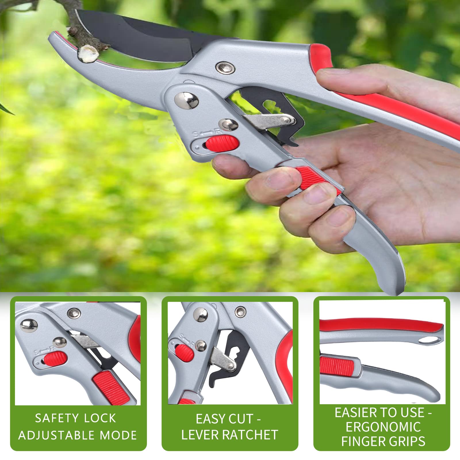 German Steel Pruning Shears