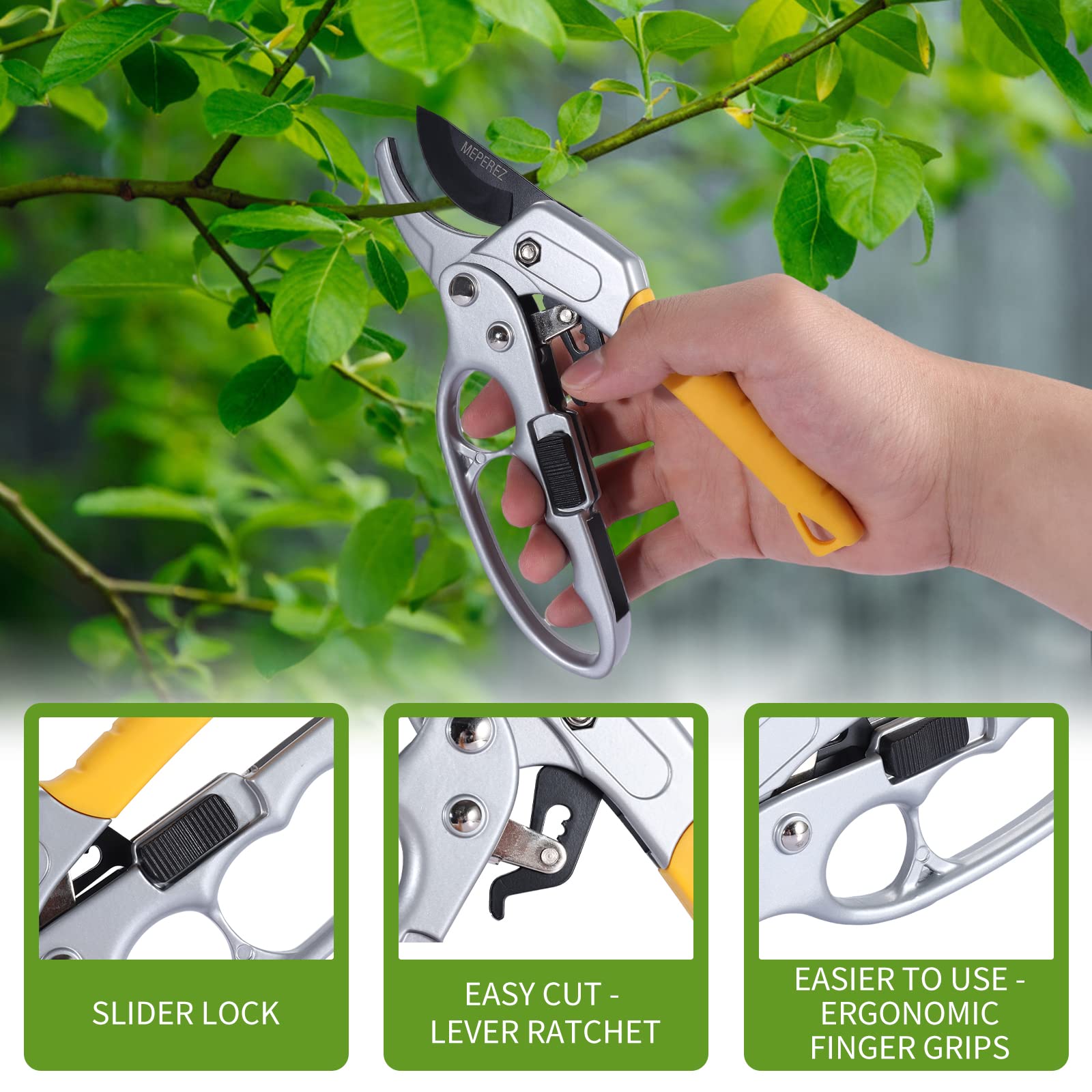 German Steel Pruning Shears