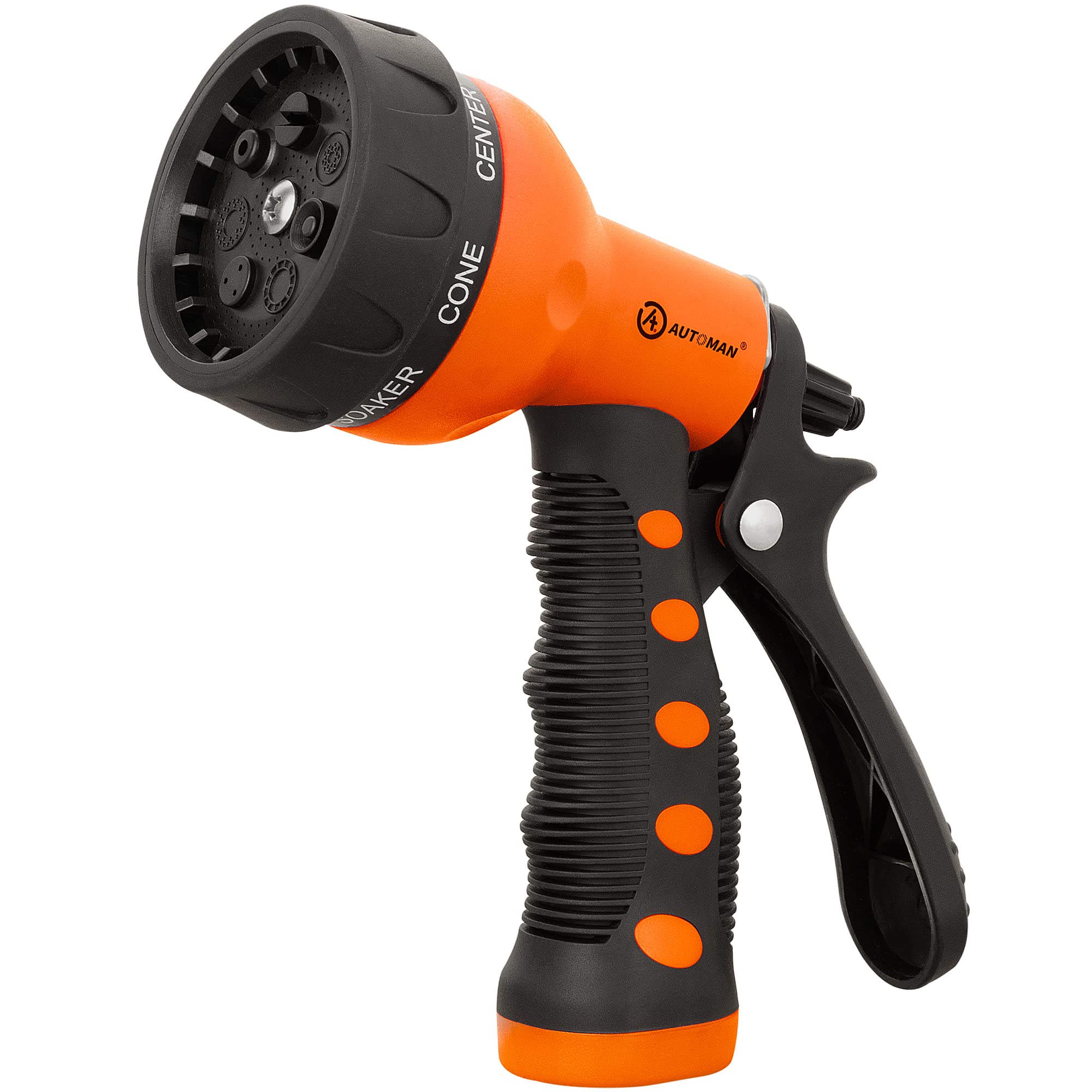 AUTOMAN Garden Hose Nozzle, 7-Pattern Spray