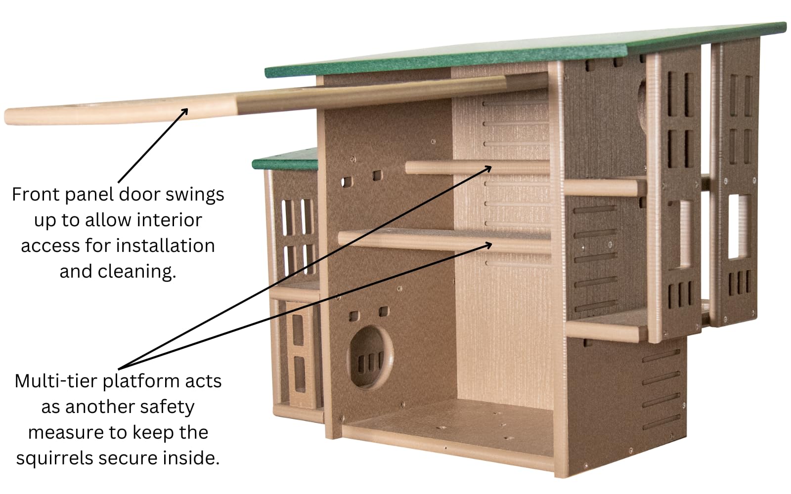 JCS Wildlife Nutty Mansion Squirrel House