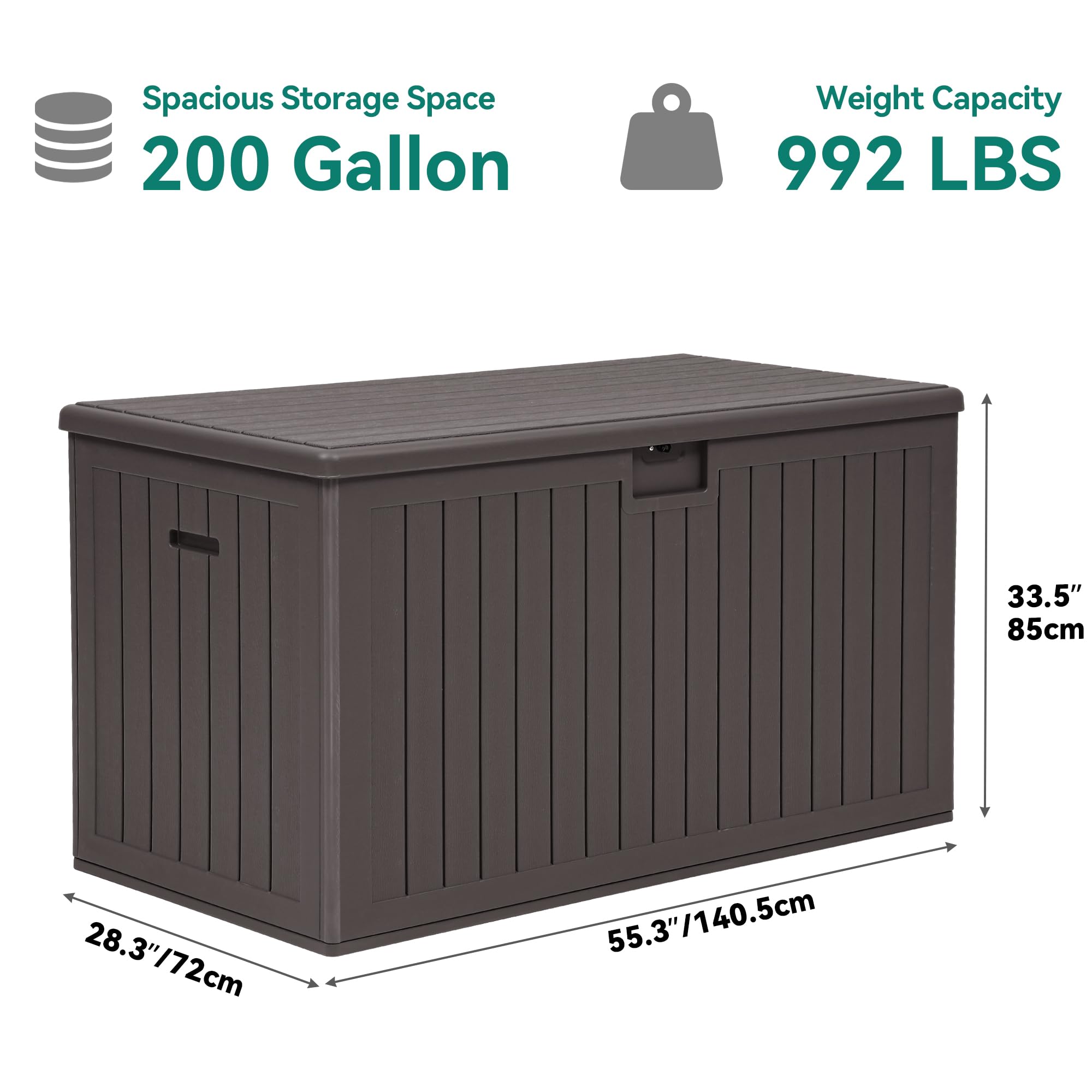 YITAHOME 260-Gallon Double-Wall Deck Box