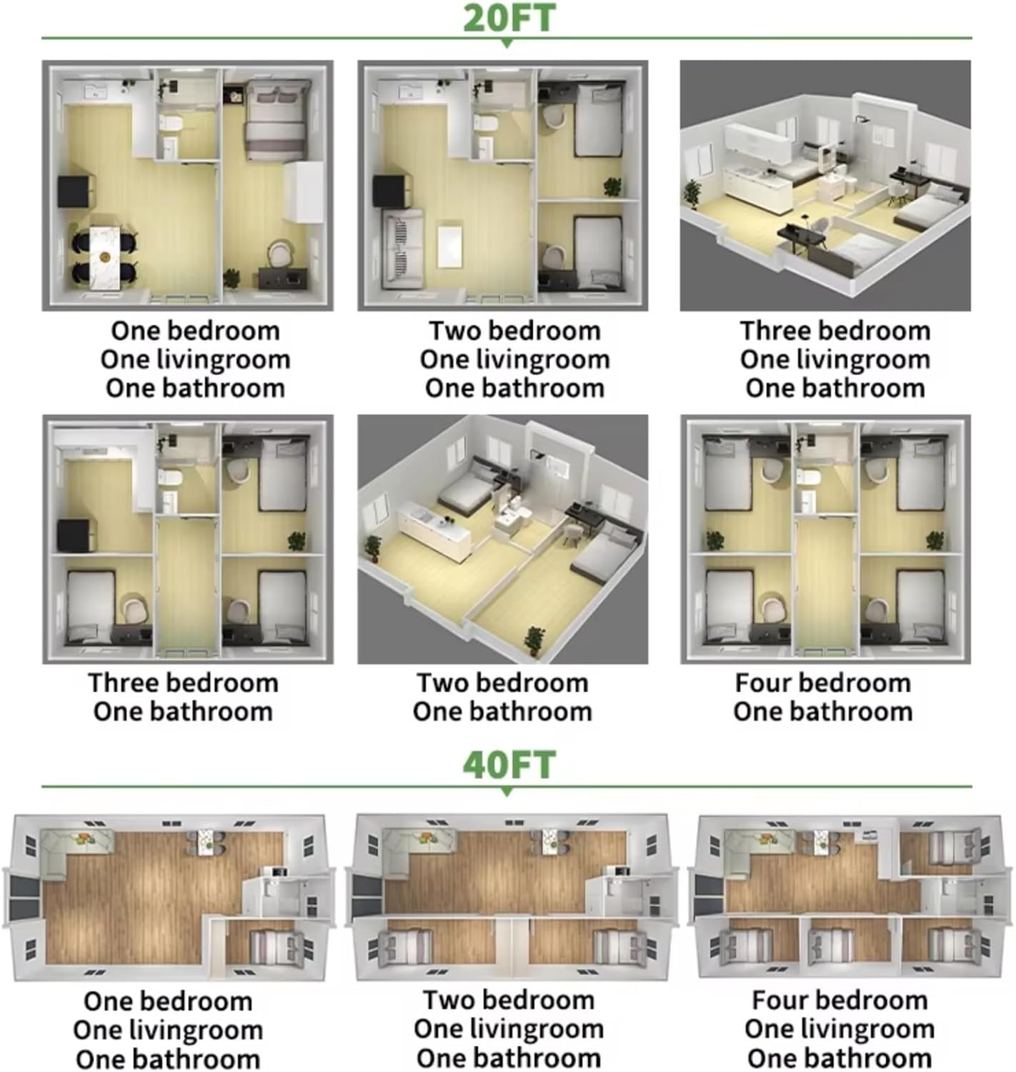 High-End Expandable 20ft/40ft Prefab Tiny Home