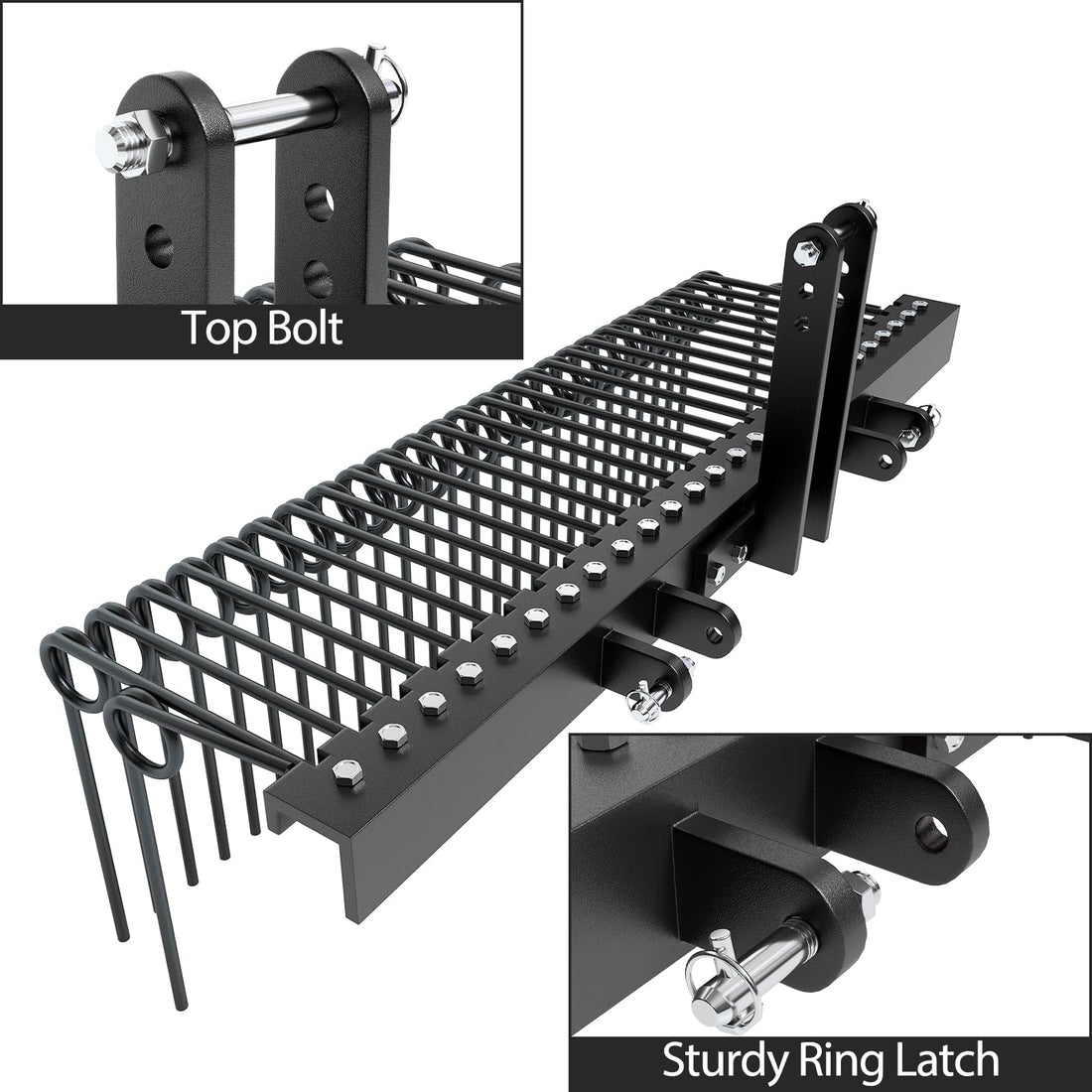 60" 3-Point Tractor Rake