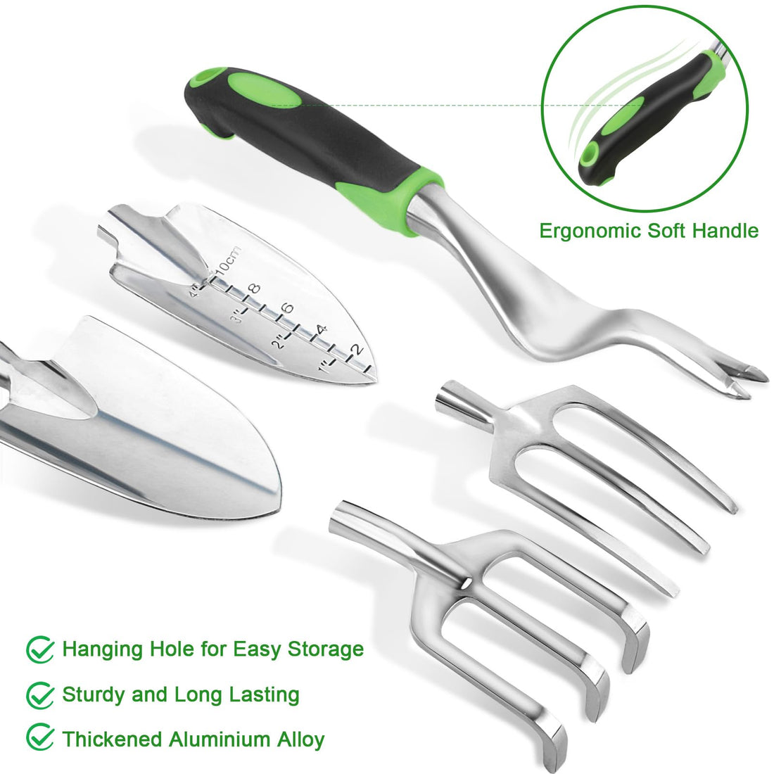 8-Piece Garden Tools Set with Storage Bag