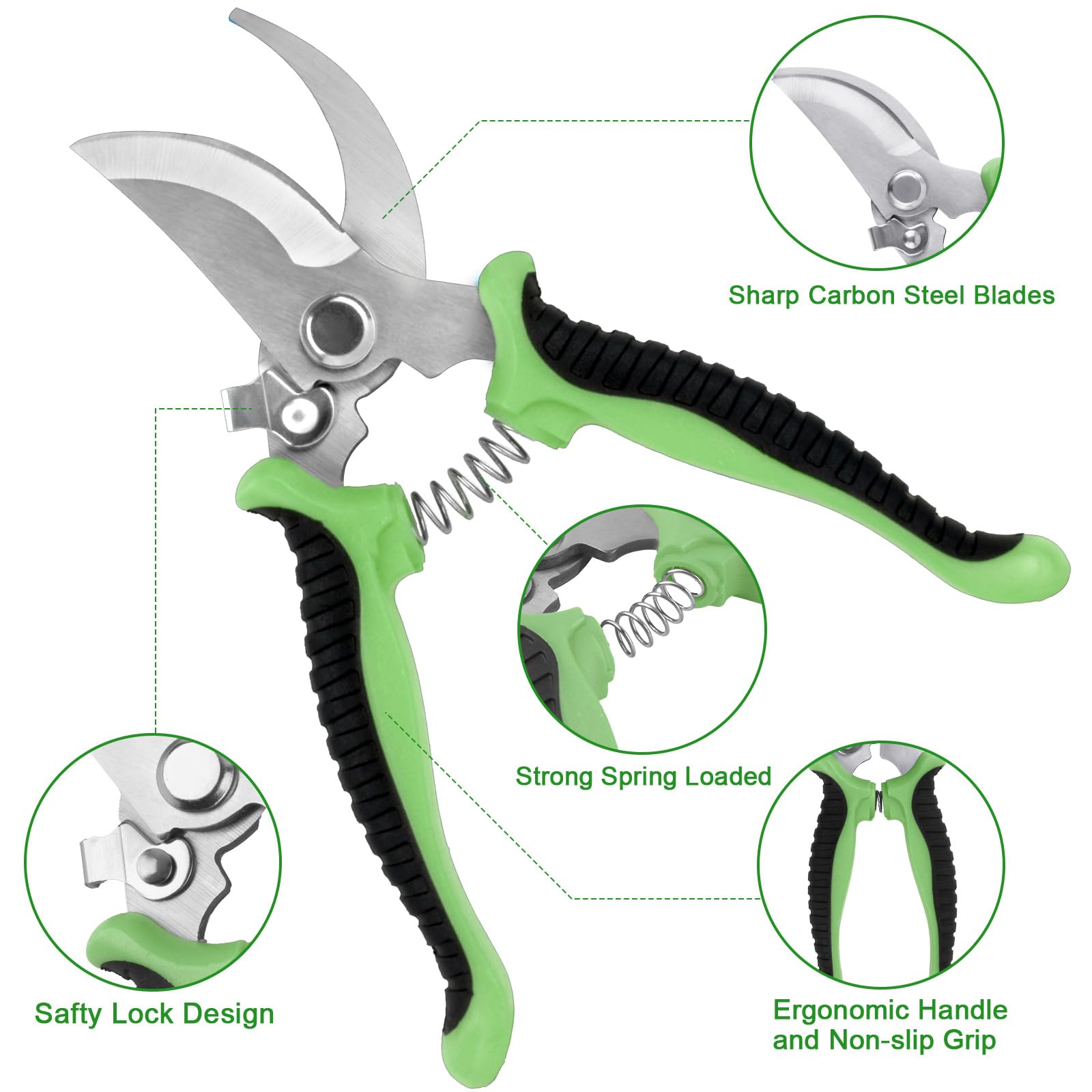 8-Piece Garden Tools Set with Storage Bag