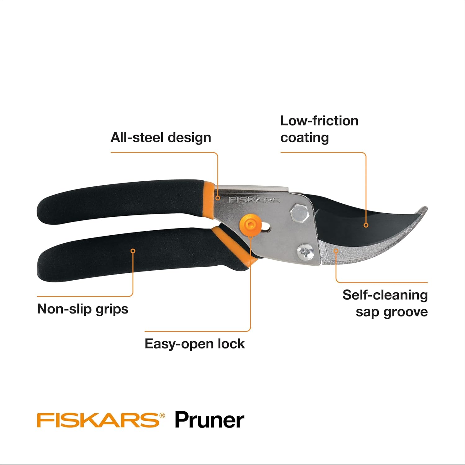 Fiskars 5/8" Bypass Pruning Shears