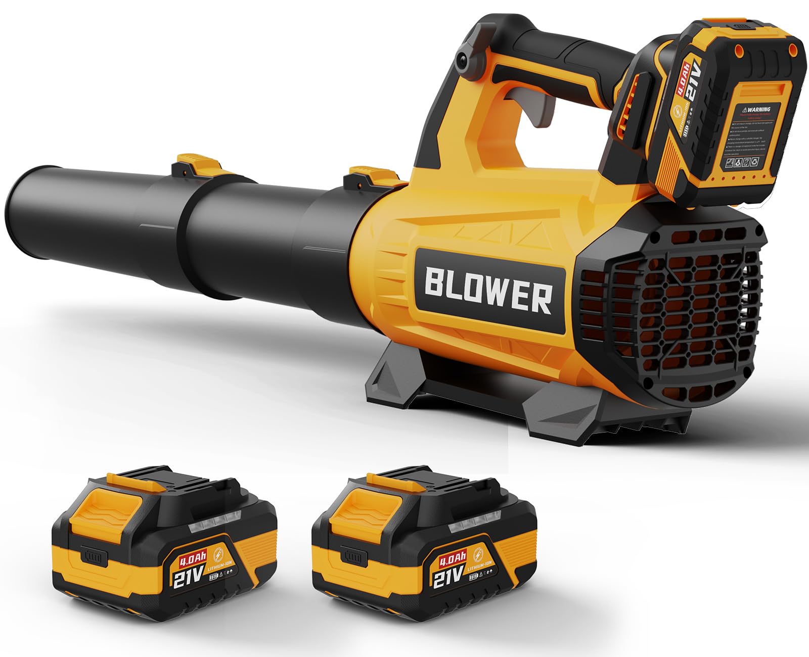 21V Cordless Leaf Blower, 630CFM/160MPH