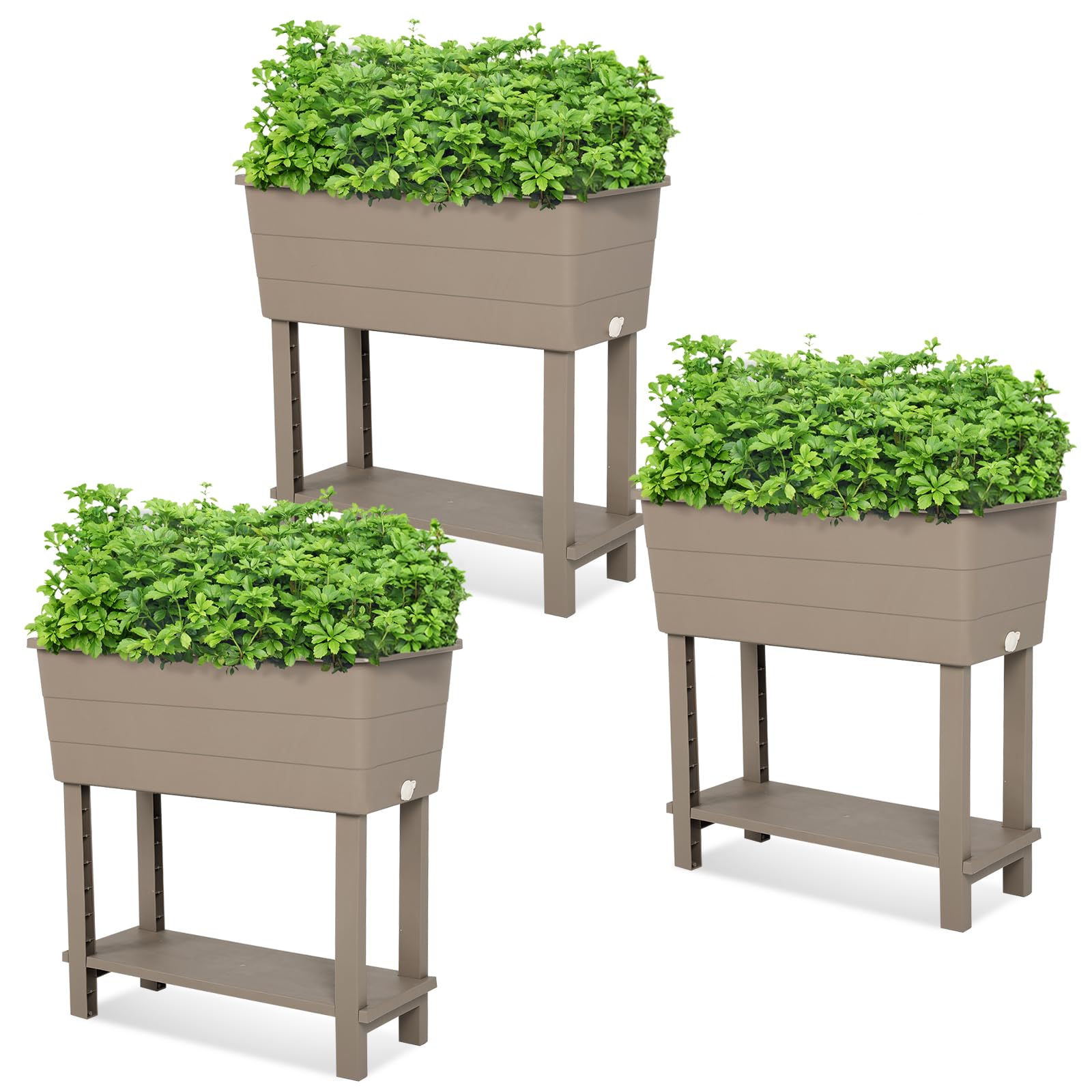 Aoodor Raised Planter Box Set of 3