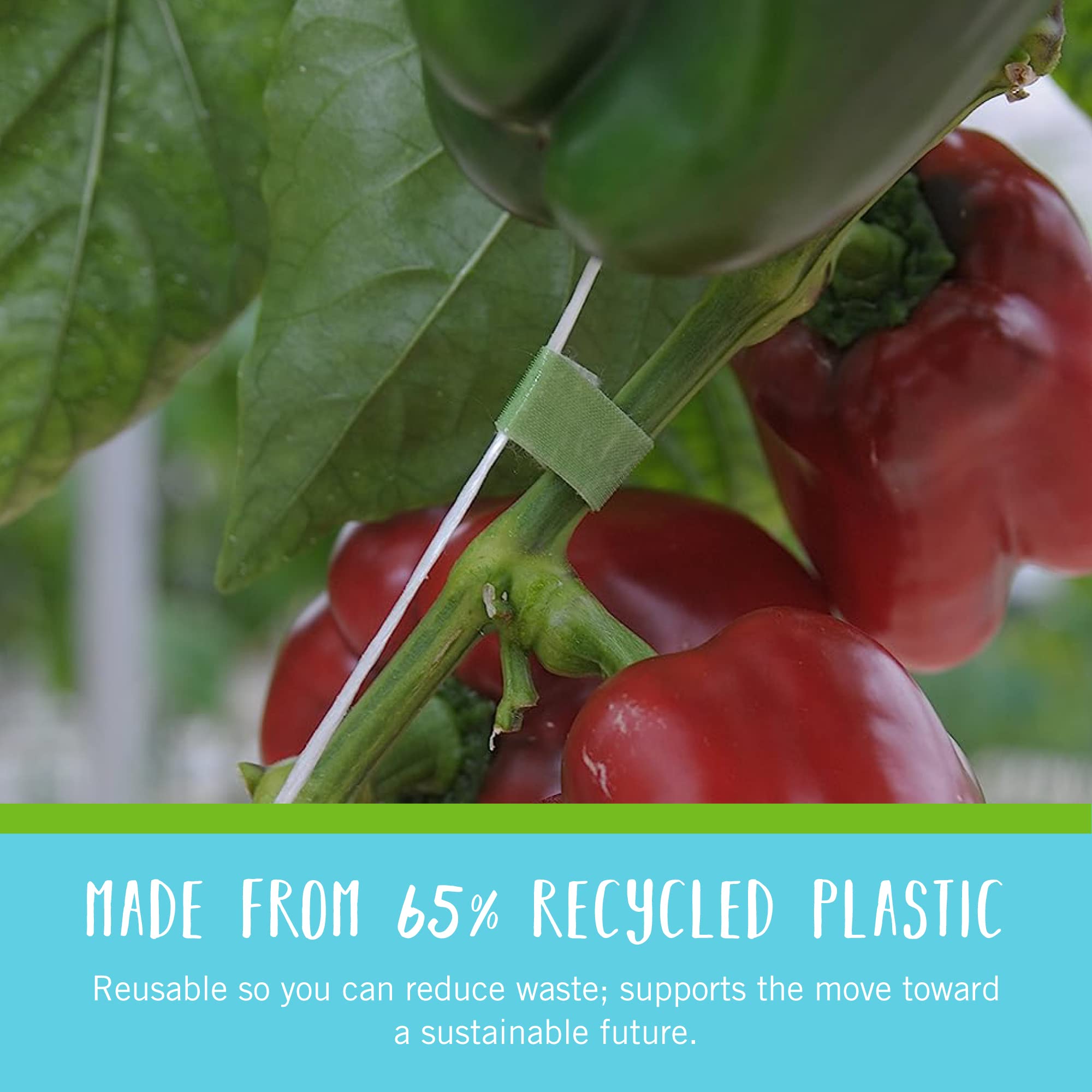 VELCRO Plant Ties, 75ft Green Tape