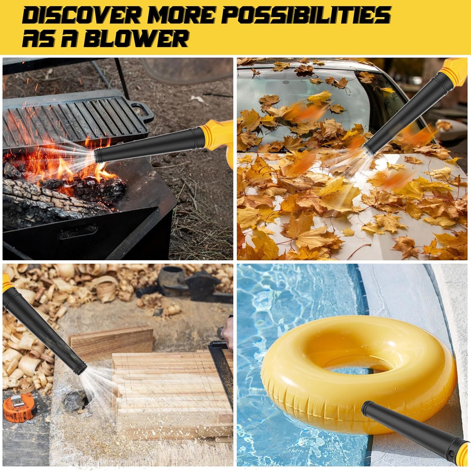 Rozlchar Electric Duster, 1L, for DeWALT 20V/60V