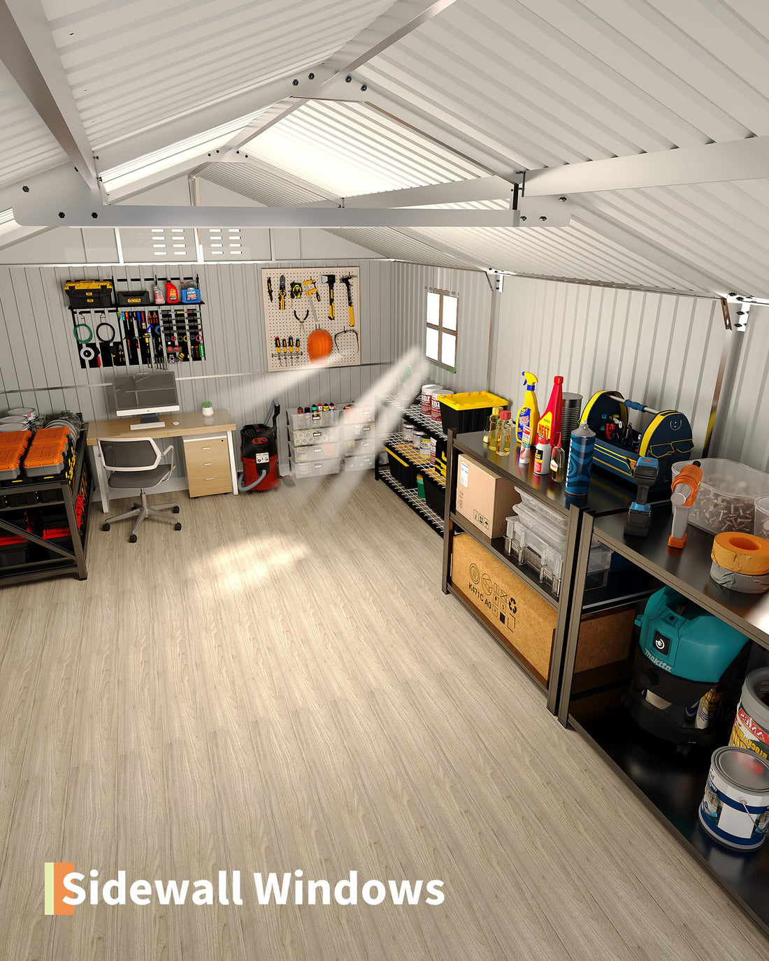 11x20x9 Ft Vertical Roof Metal Carport