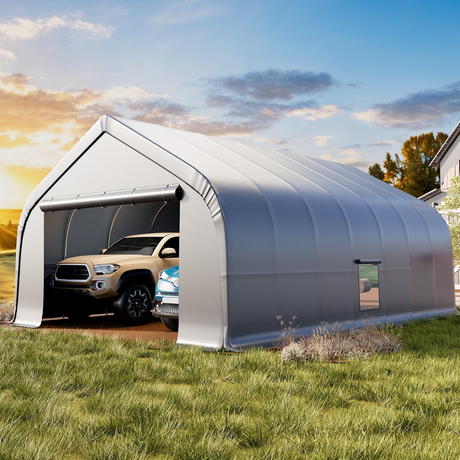 20x30 Ft EROMMY Heavy-Duty Carport
