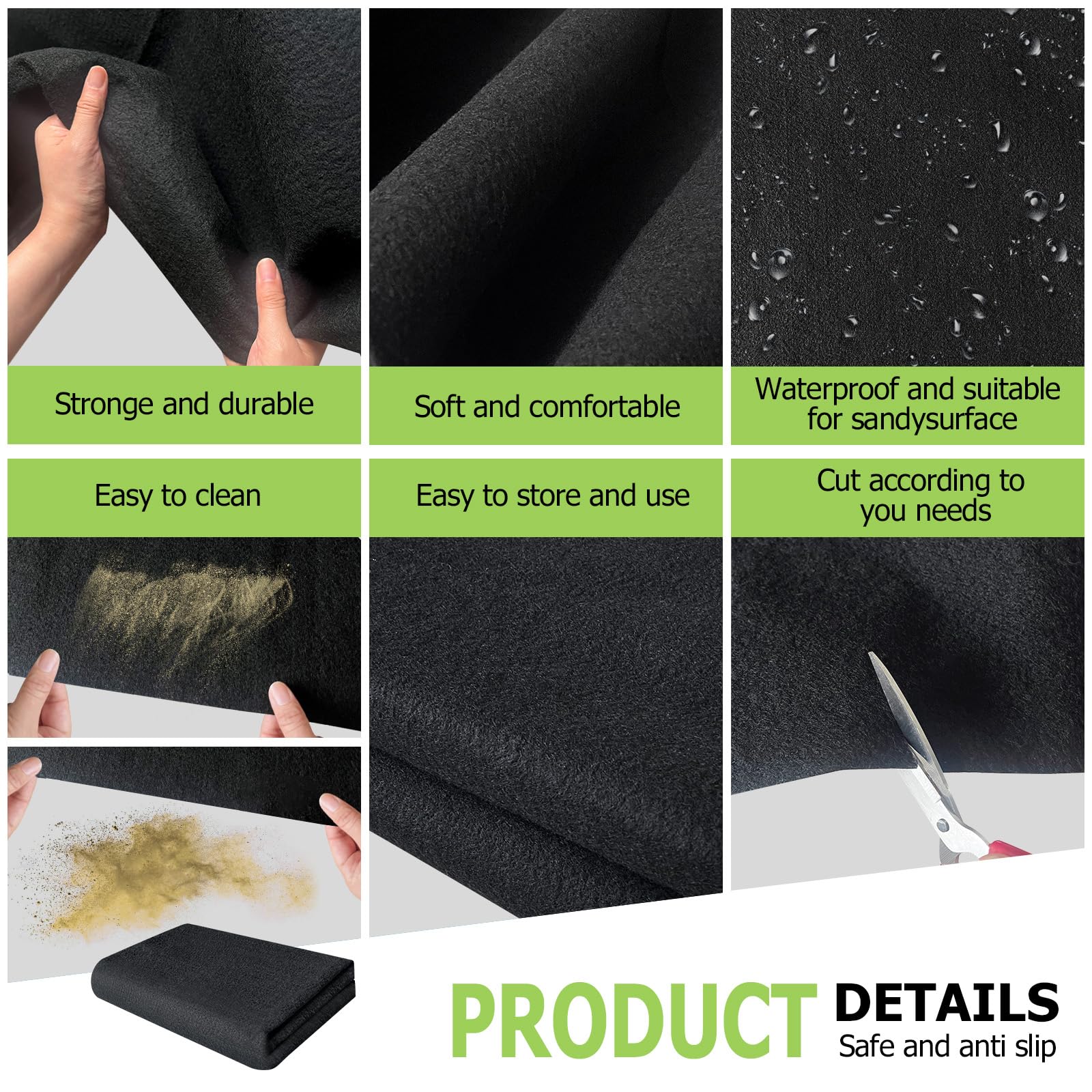 6x8 Ft Outdoor Storage Shed Floor Mat