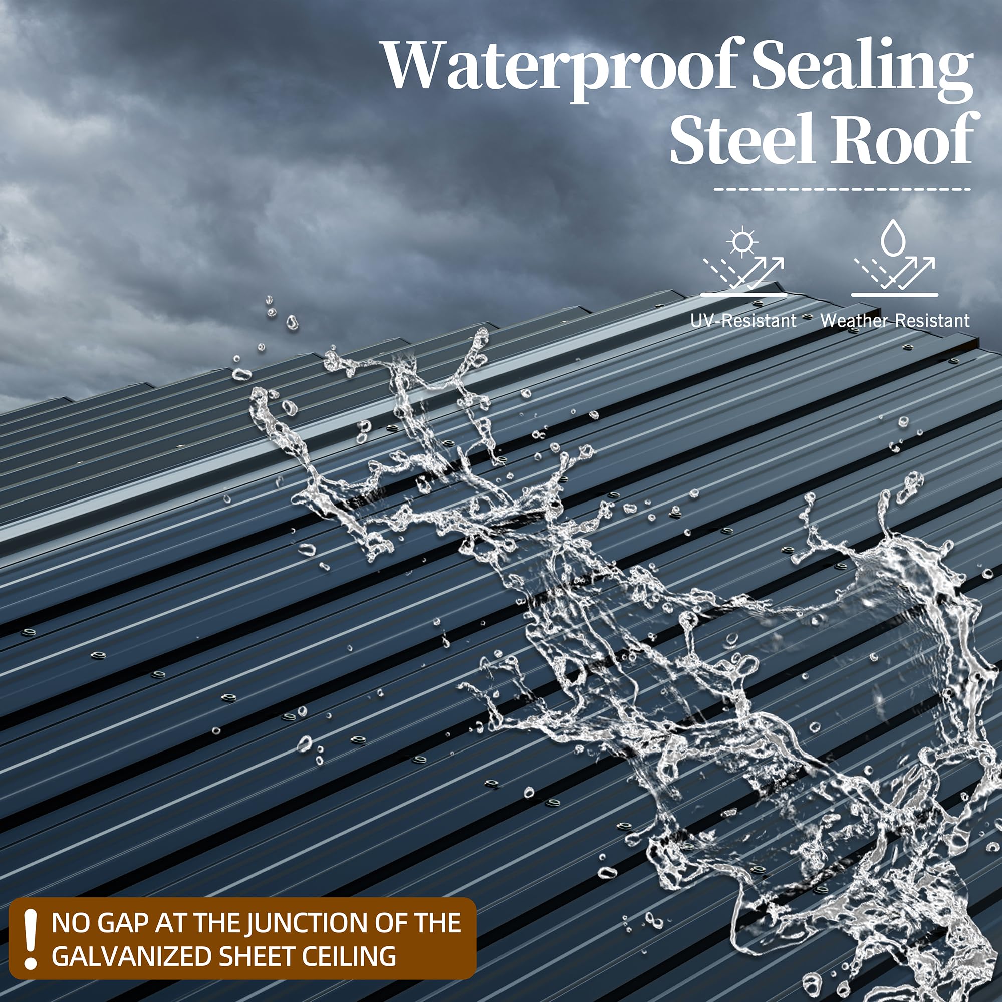 12x20 Ft Walsunny Heavy-Duty Carport