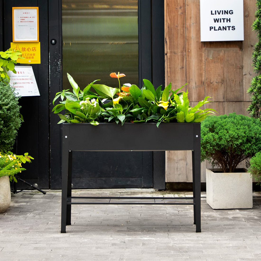 Piksedo Raised Metal Garden Bed