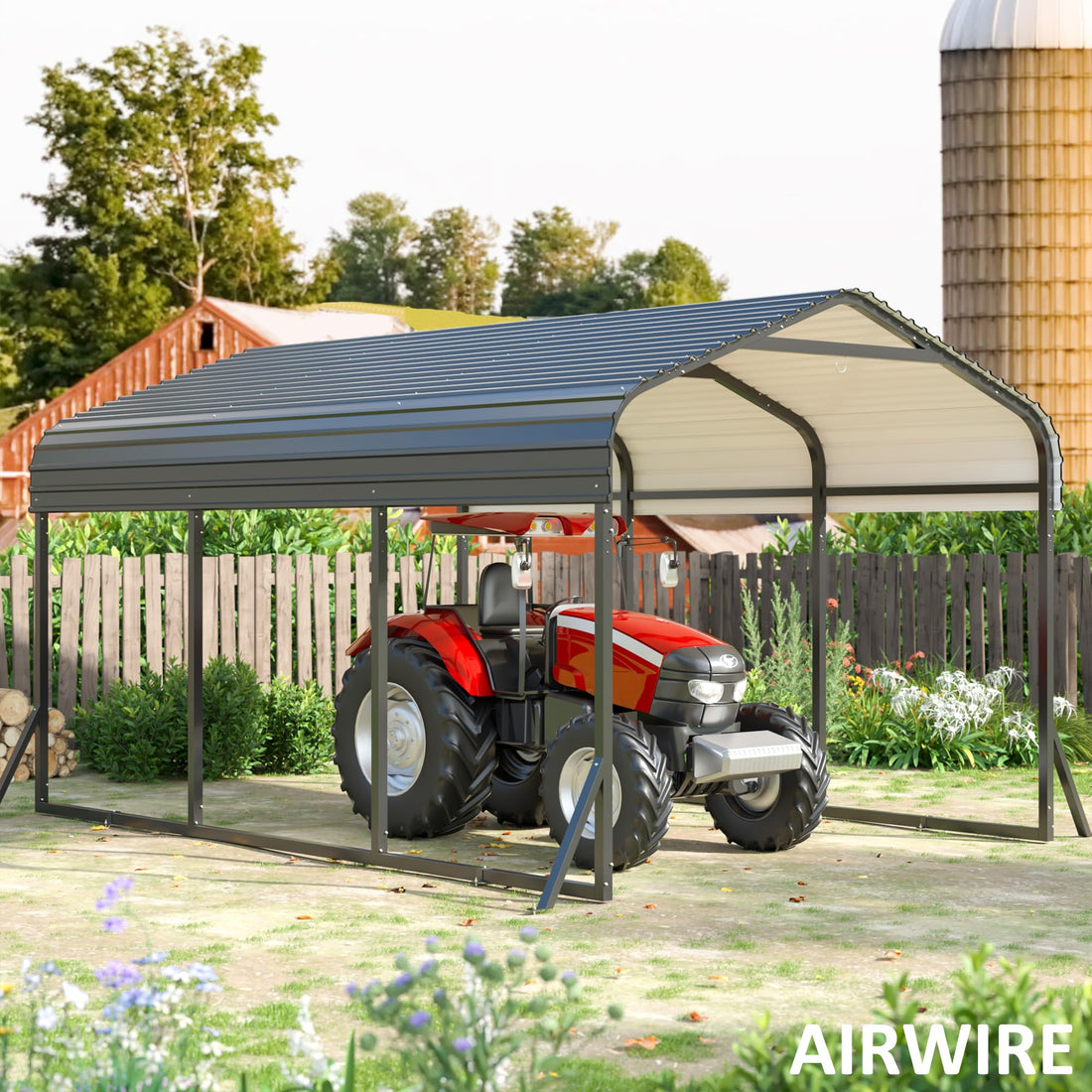 20x30 Ft Heavy-Duty Metal Carport