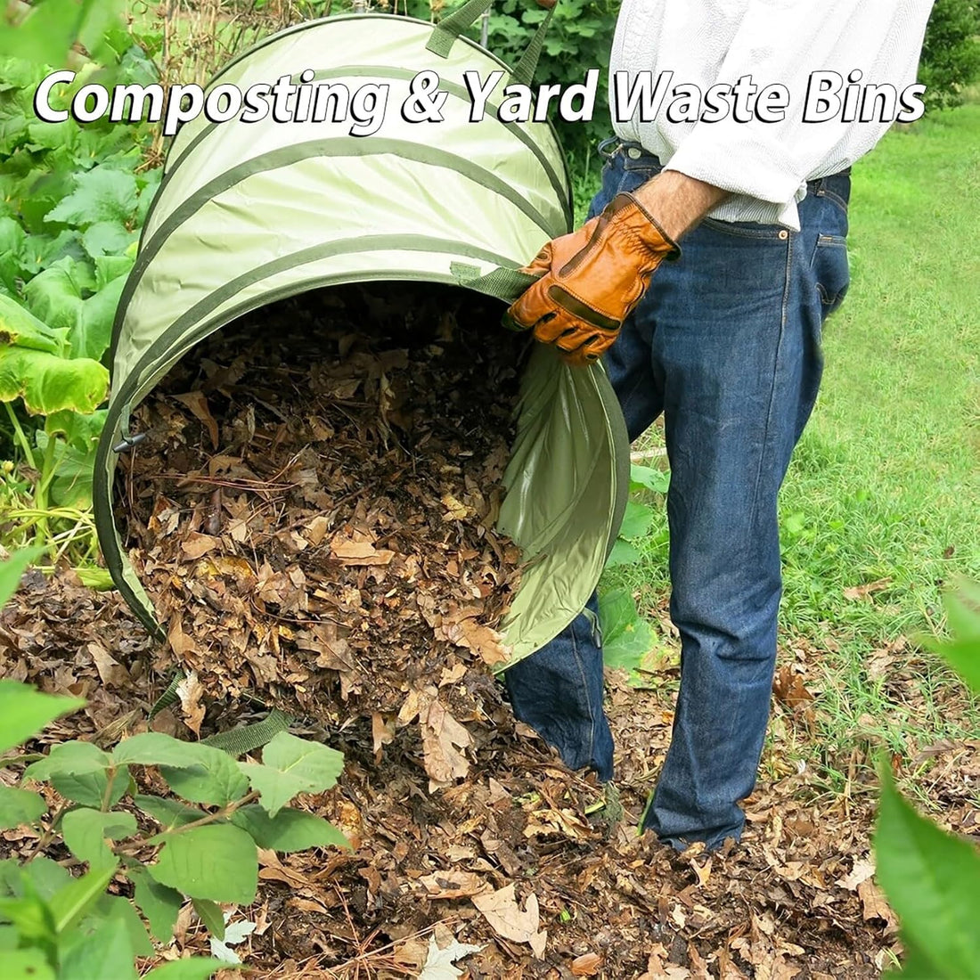 YUDI & GARDEN 45-Gallon Collapsible Garden Bag