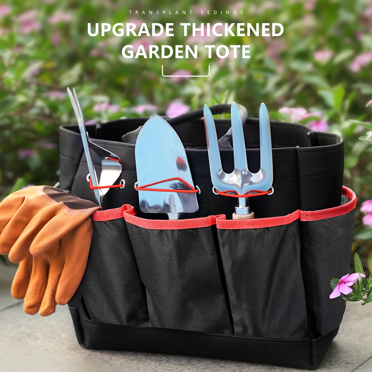 9-Piece Garden Tool Set with Bag