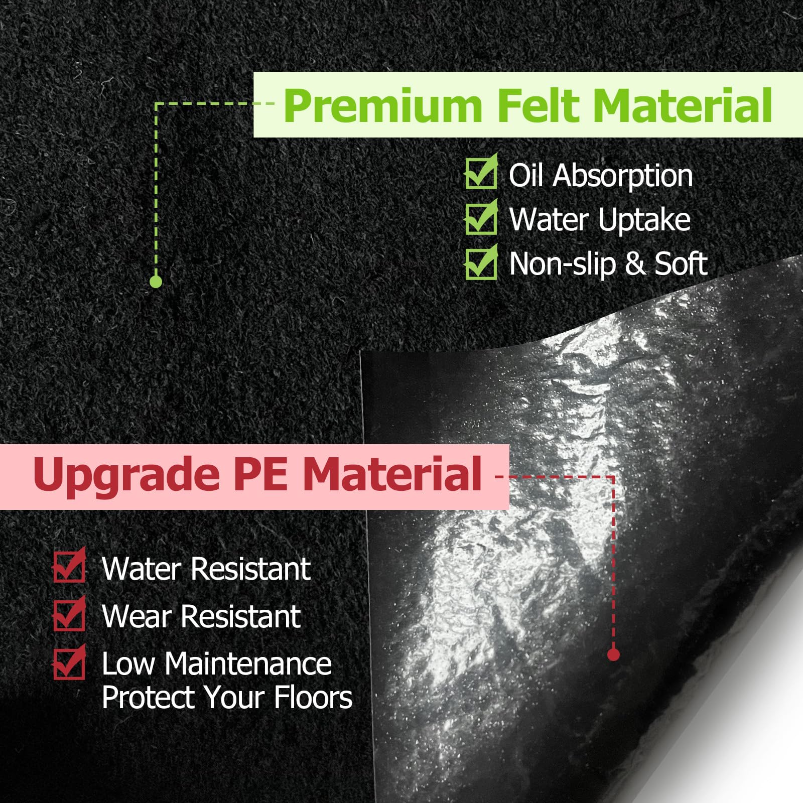 6x8 Ft Outdoor Storage Shed Floor Mat