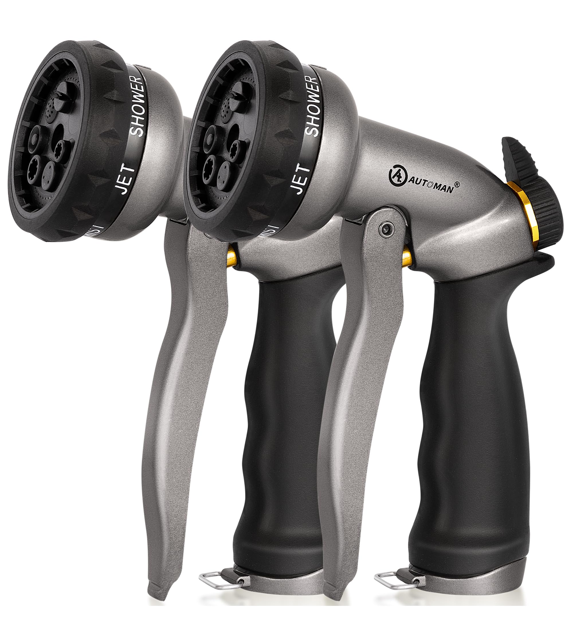 AUTOMAN Garden Hose Nozzle, 7-Pattern Spray