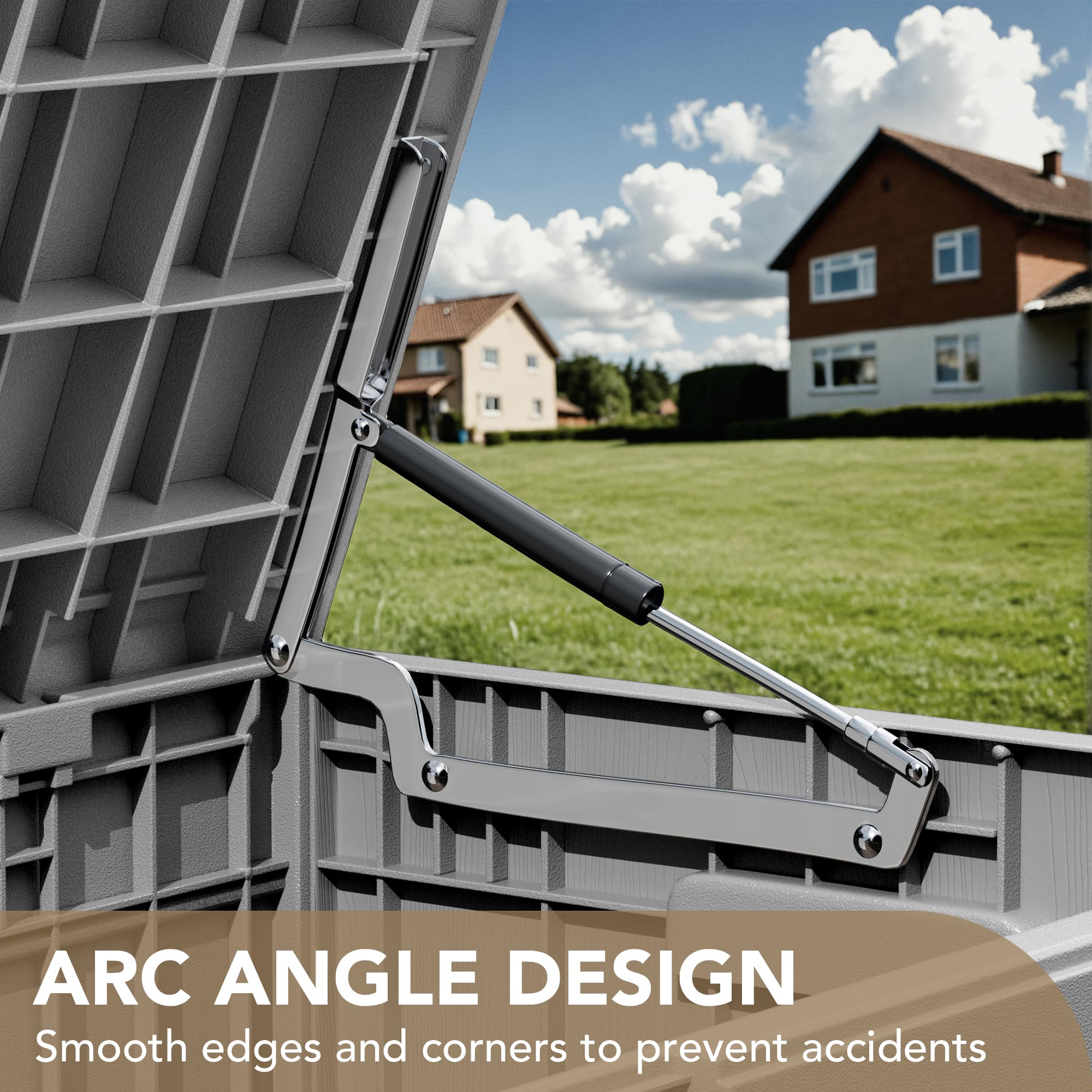 Devoko 100-Gallon Resin Deck Box