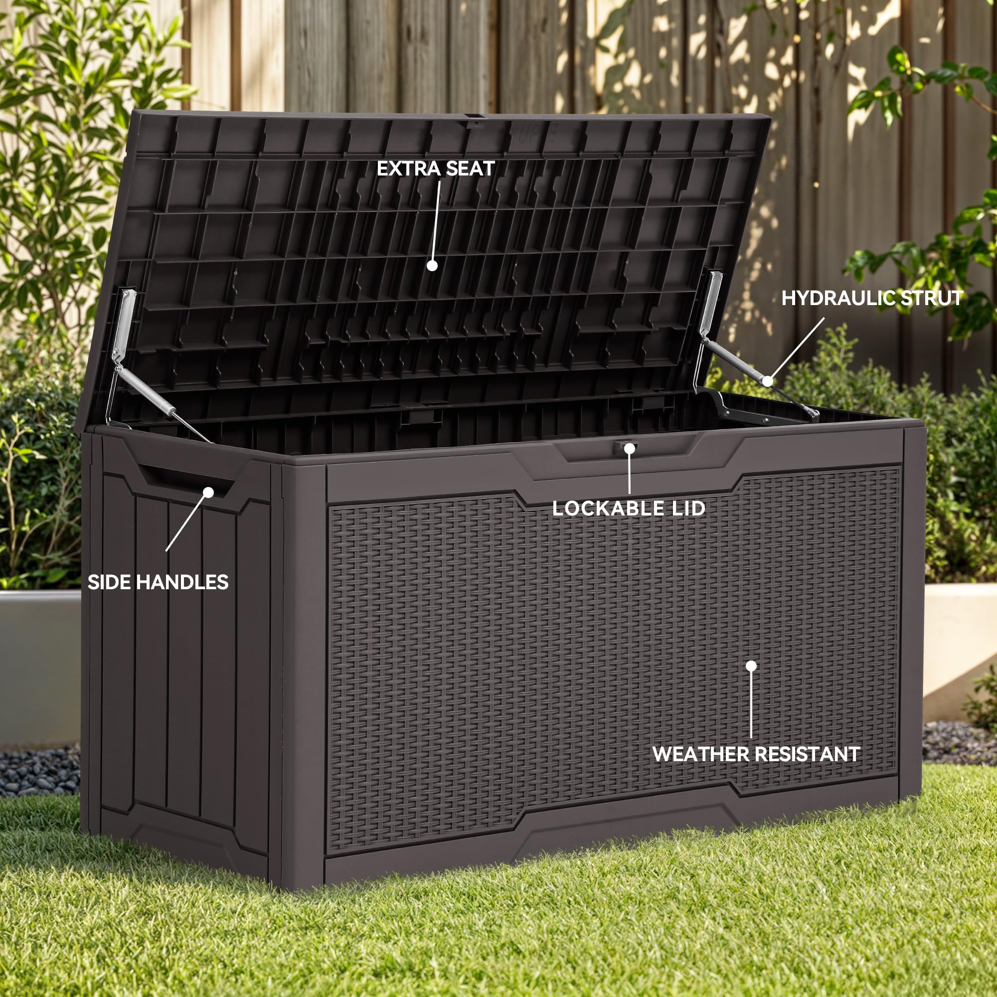 YITAHOME 260-Gallon Double-Wall Deck Box