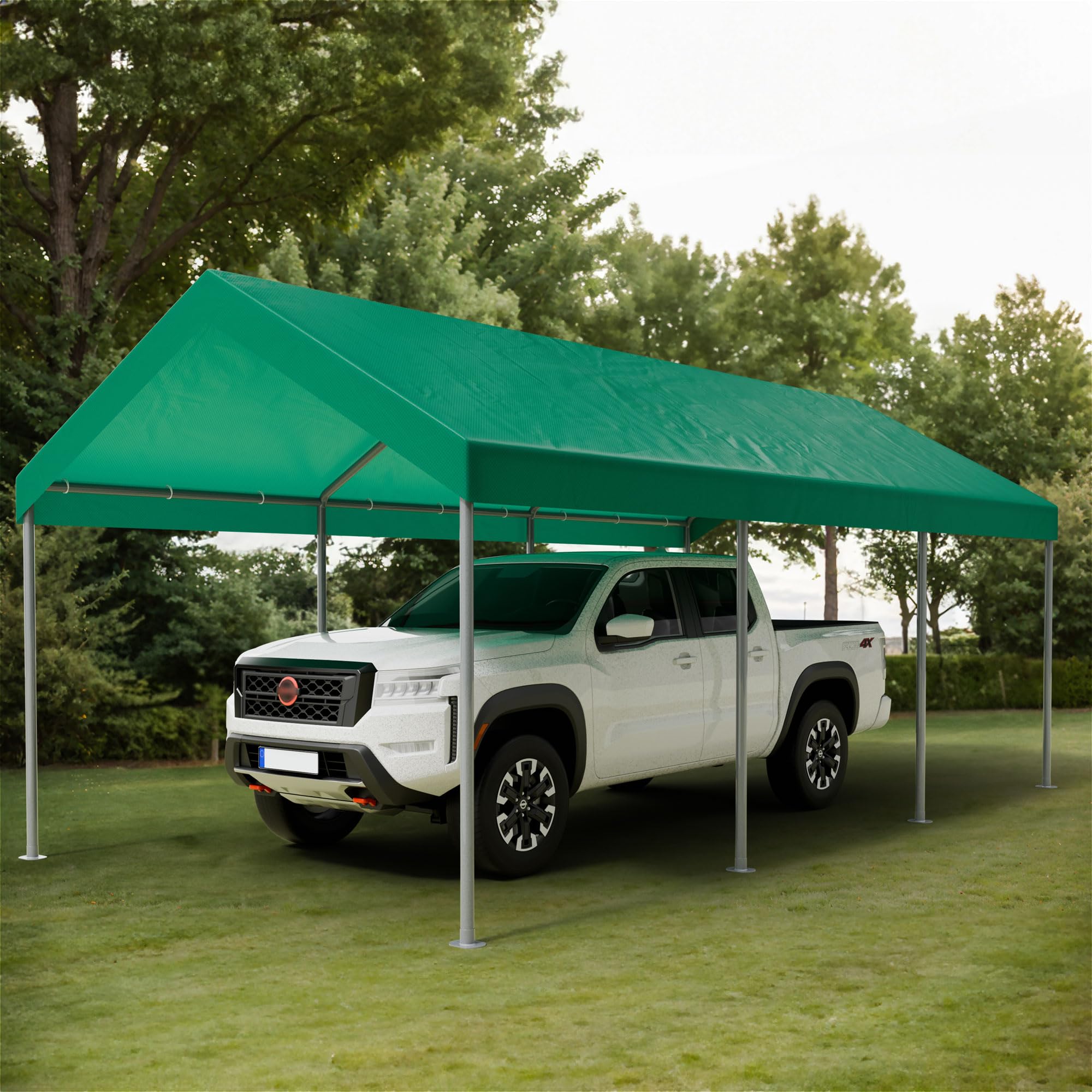 10x20 Ft Shintenchi Heavy-Duty Carport