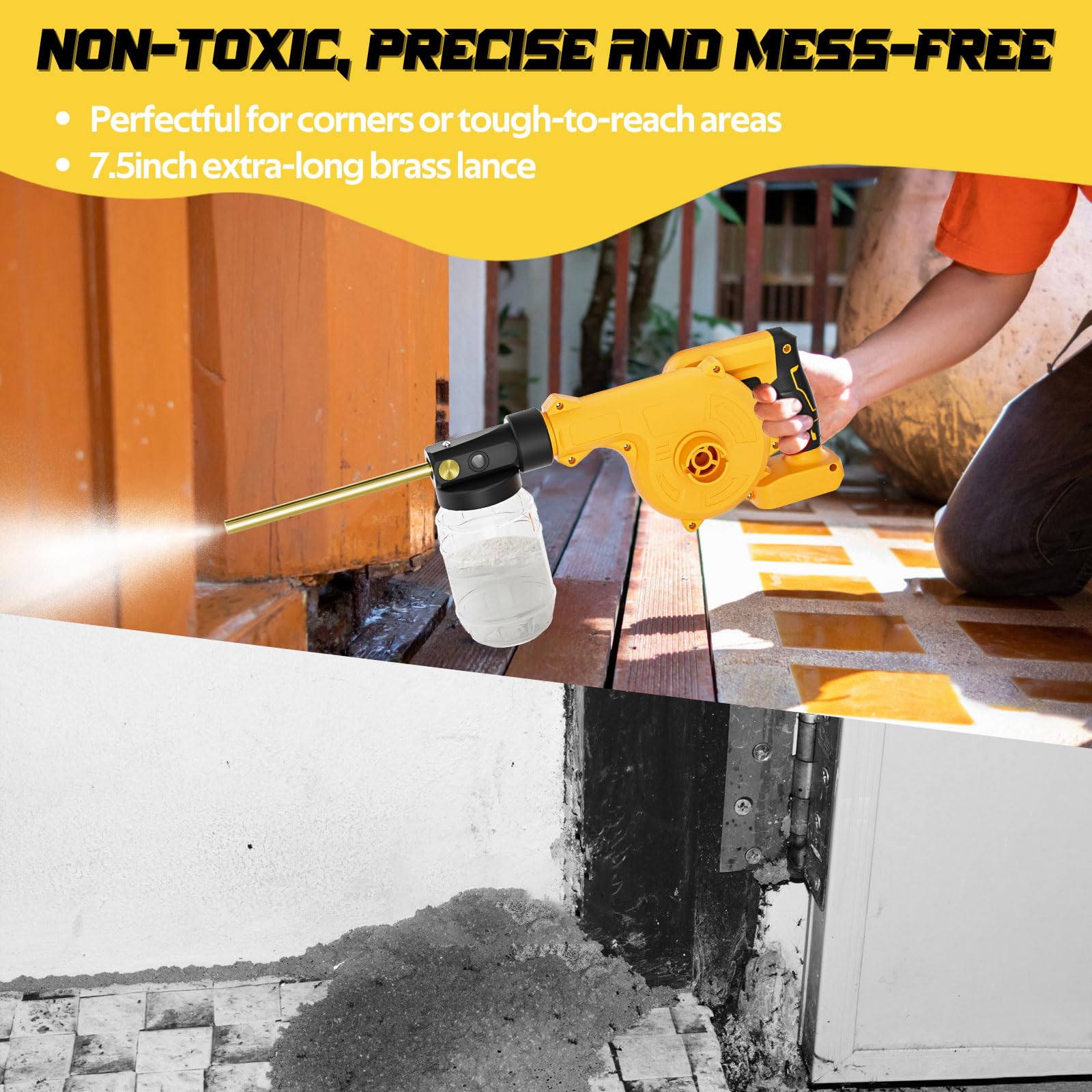 Rozlchar Electric Dust Applicator, 1L, Milwaukee 18V Compatible