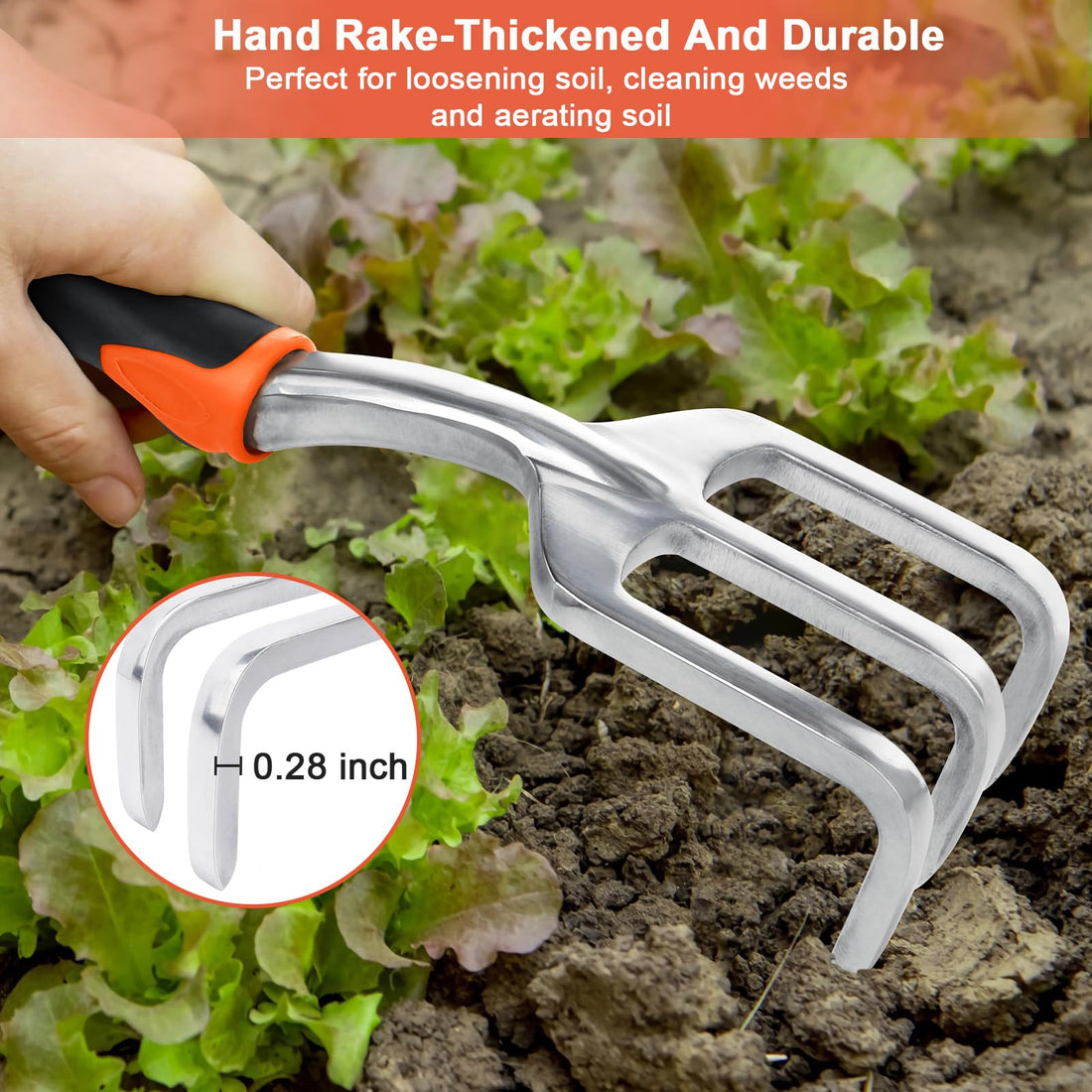 3-Piece Heavy Duty Garden Tools Set