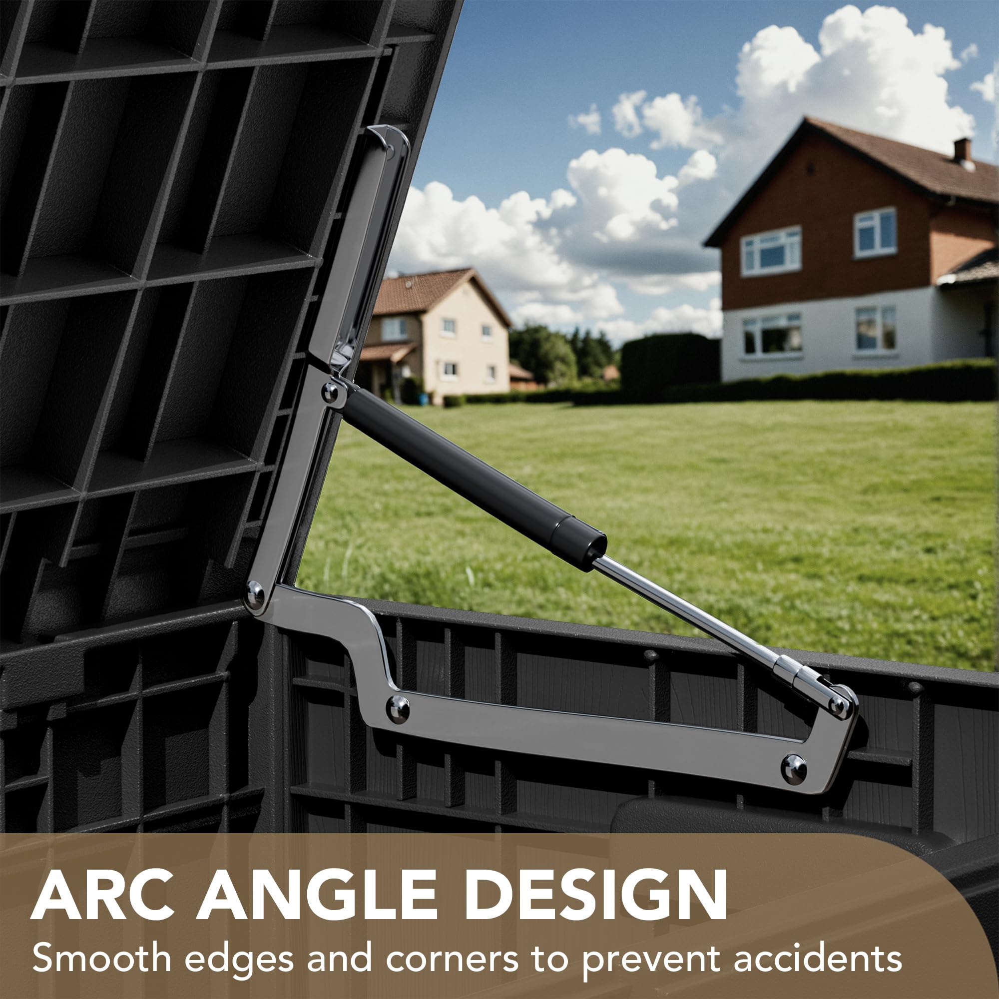 Devoko 100-Gallon Resin Deck Box