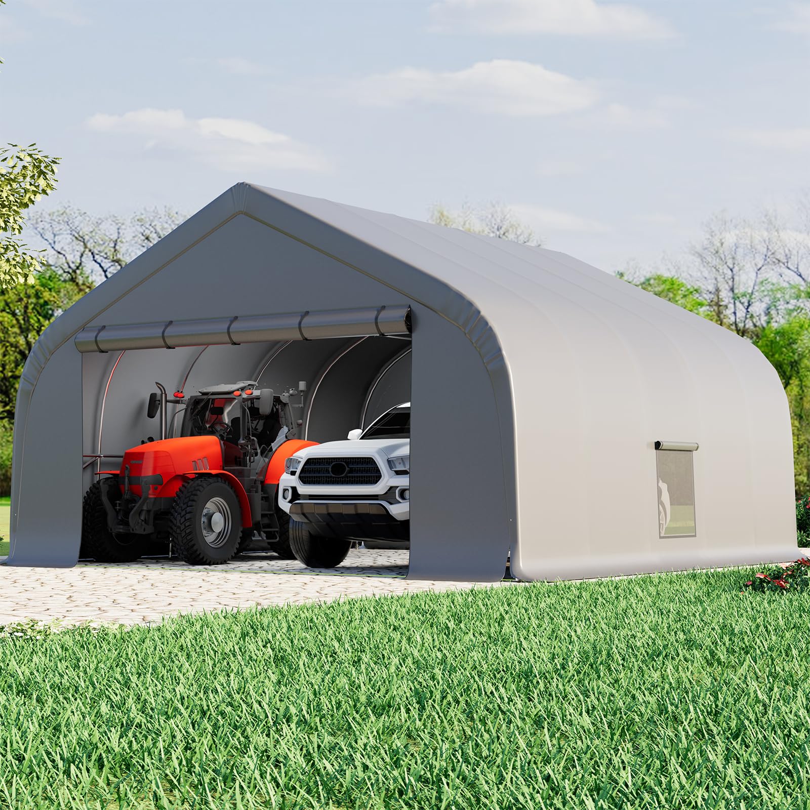 20x30 Ft EROMMY Heavy-Duty Carport