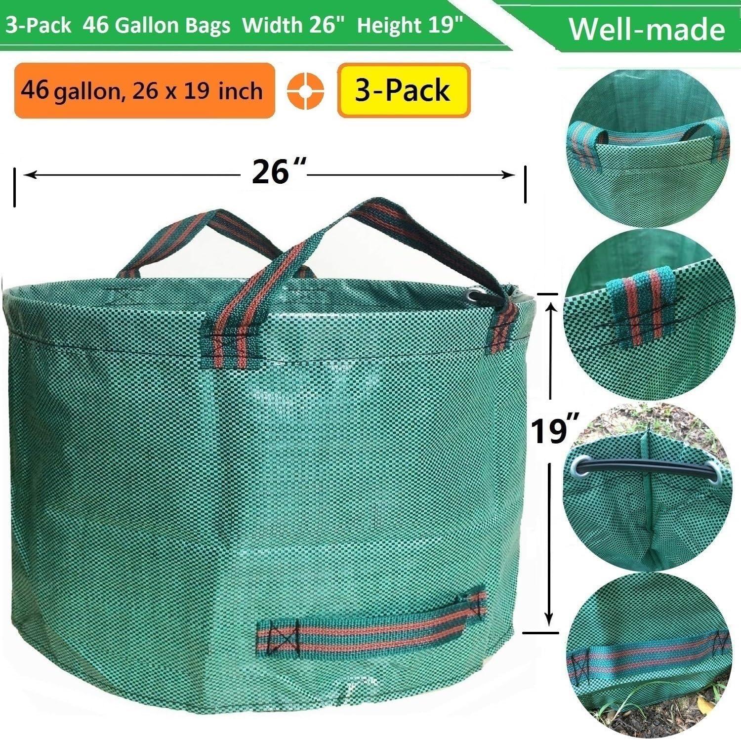 "Yard Waste Bags 3-Pack"