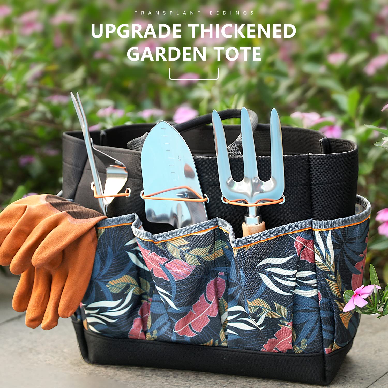 9-Piece Garden Tool Set with Bag