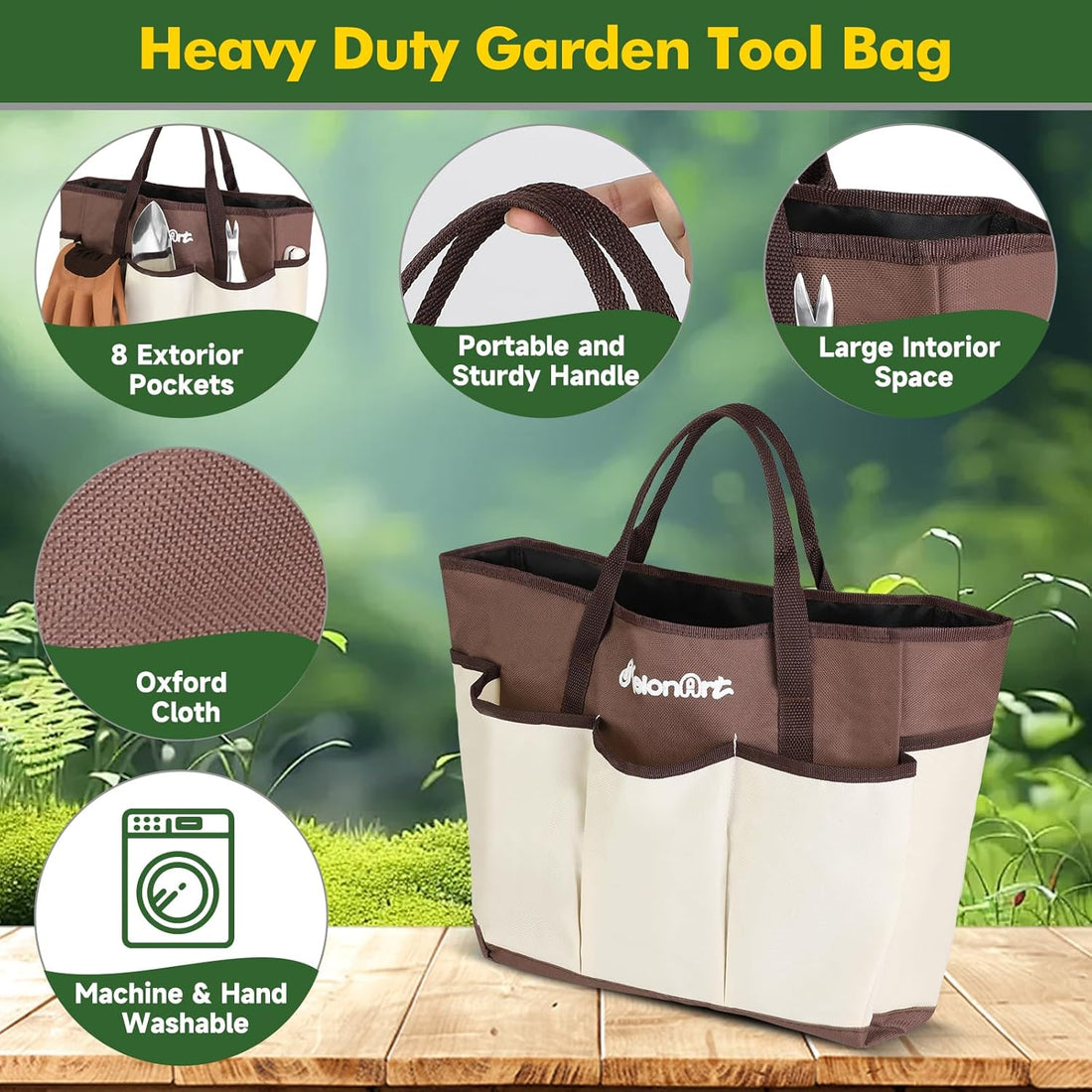 MelonArt 10-Piece Garden Tool Set