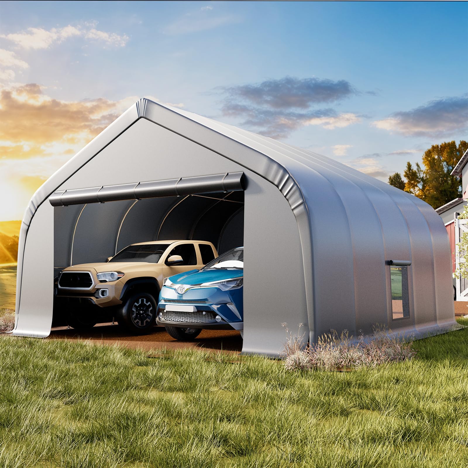 20x30 Ft EROMMY Heavy-Duty Carport