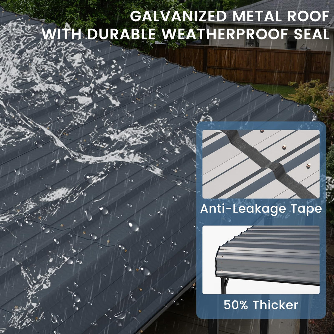EROMMY 20x30 Ft Heavy-Duty Metal Carport