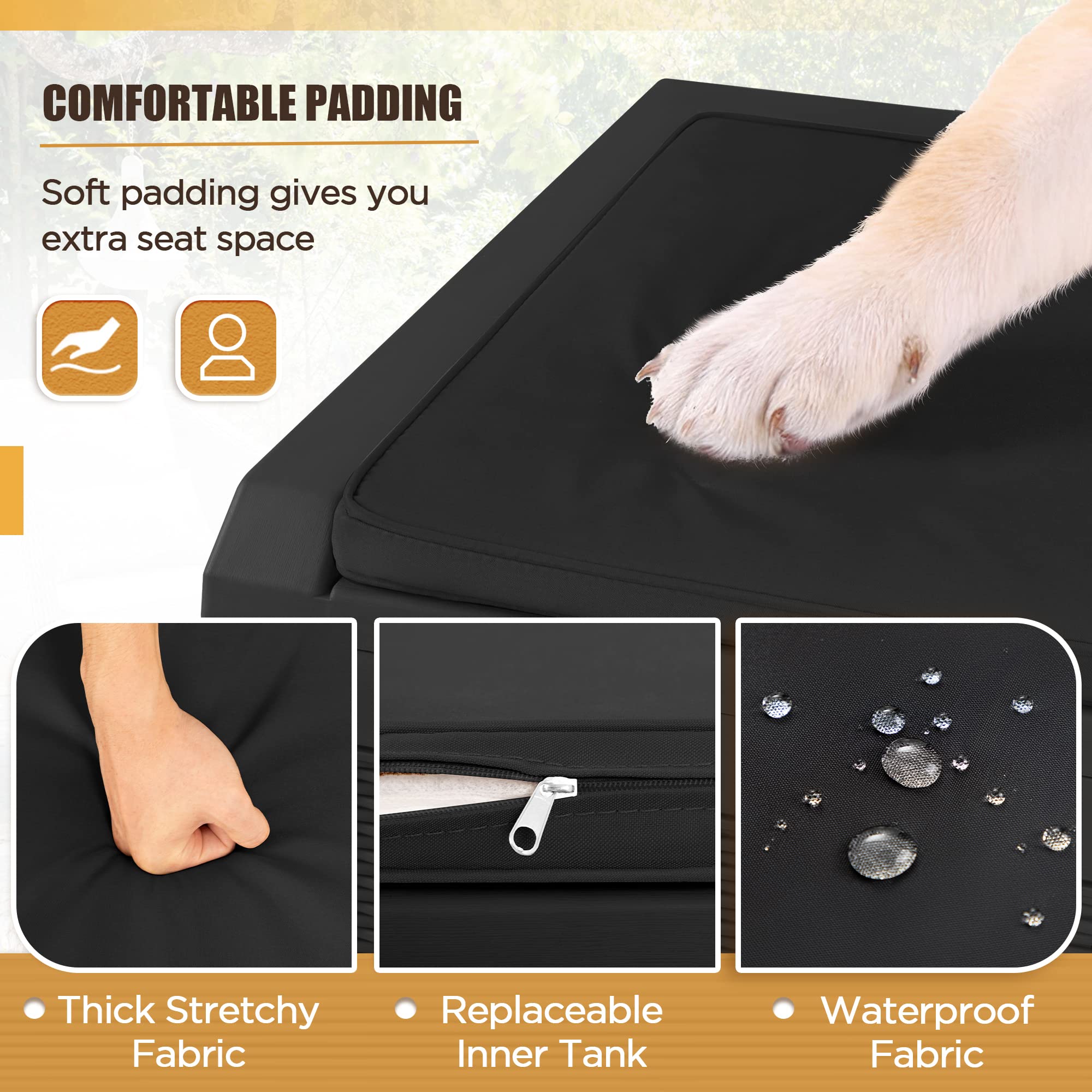 Devoko 100-Gallon Resin Deck Box