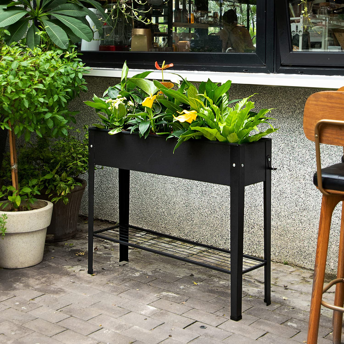 Piksedo Raised Metal Garden Bed