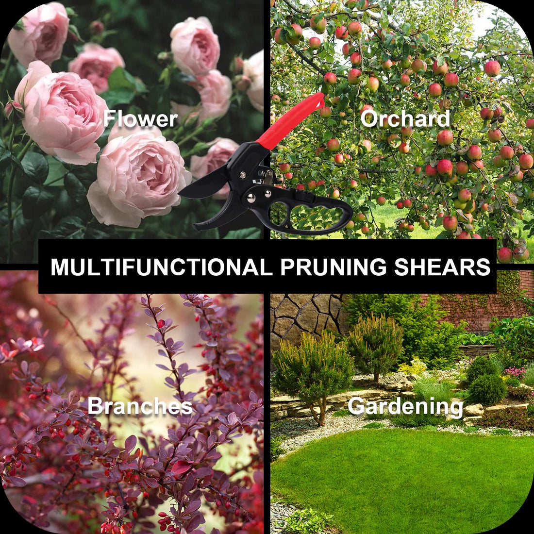 German Steel Pruning Shears