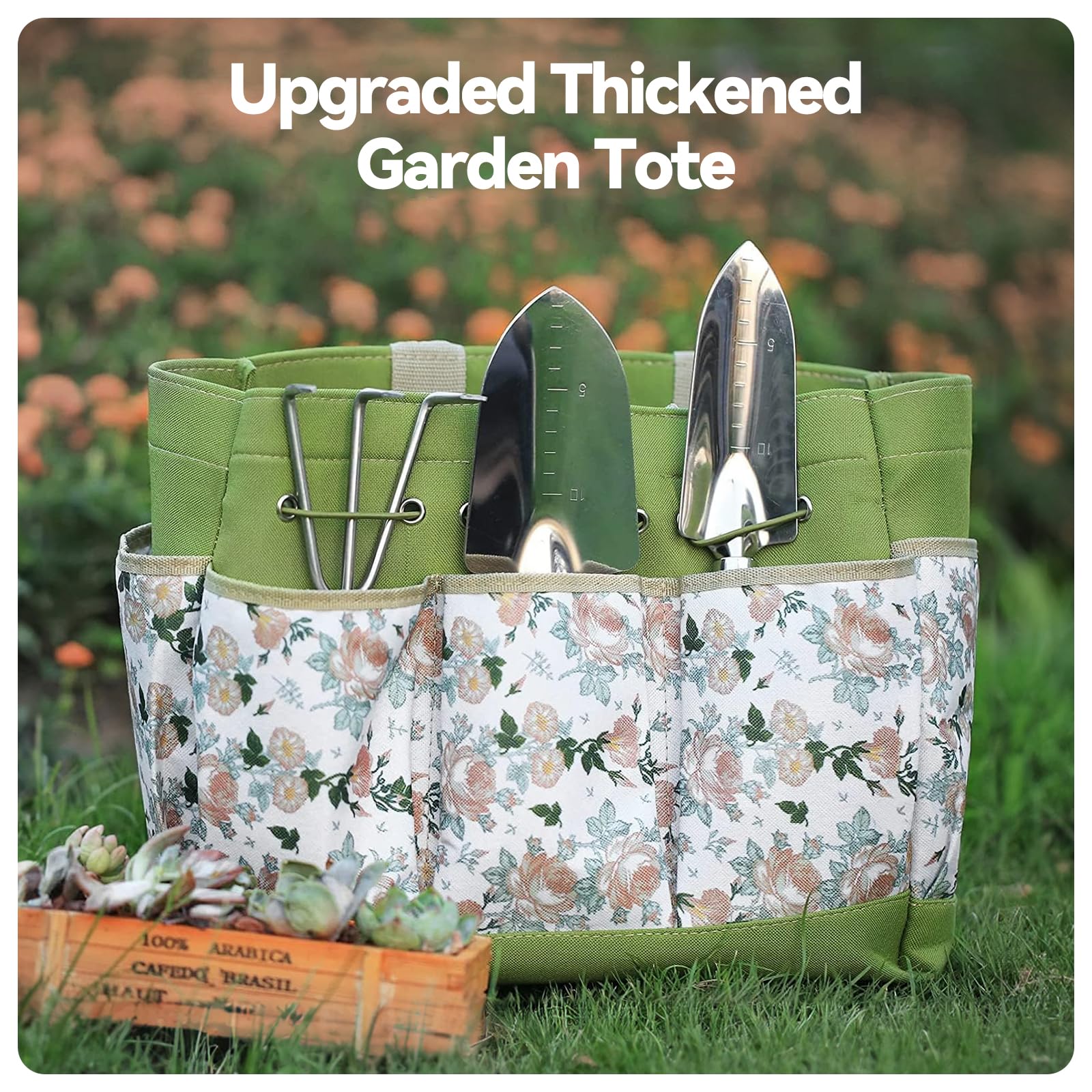 9-Piece Garden Tool Set with Bag