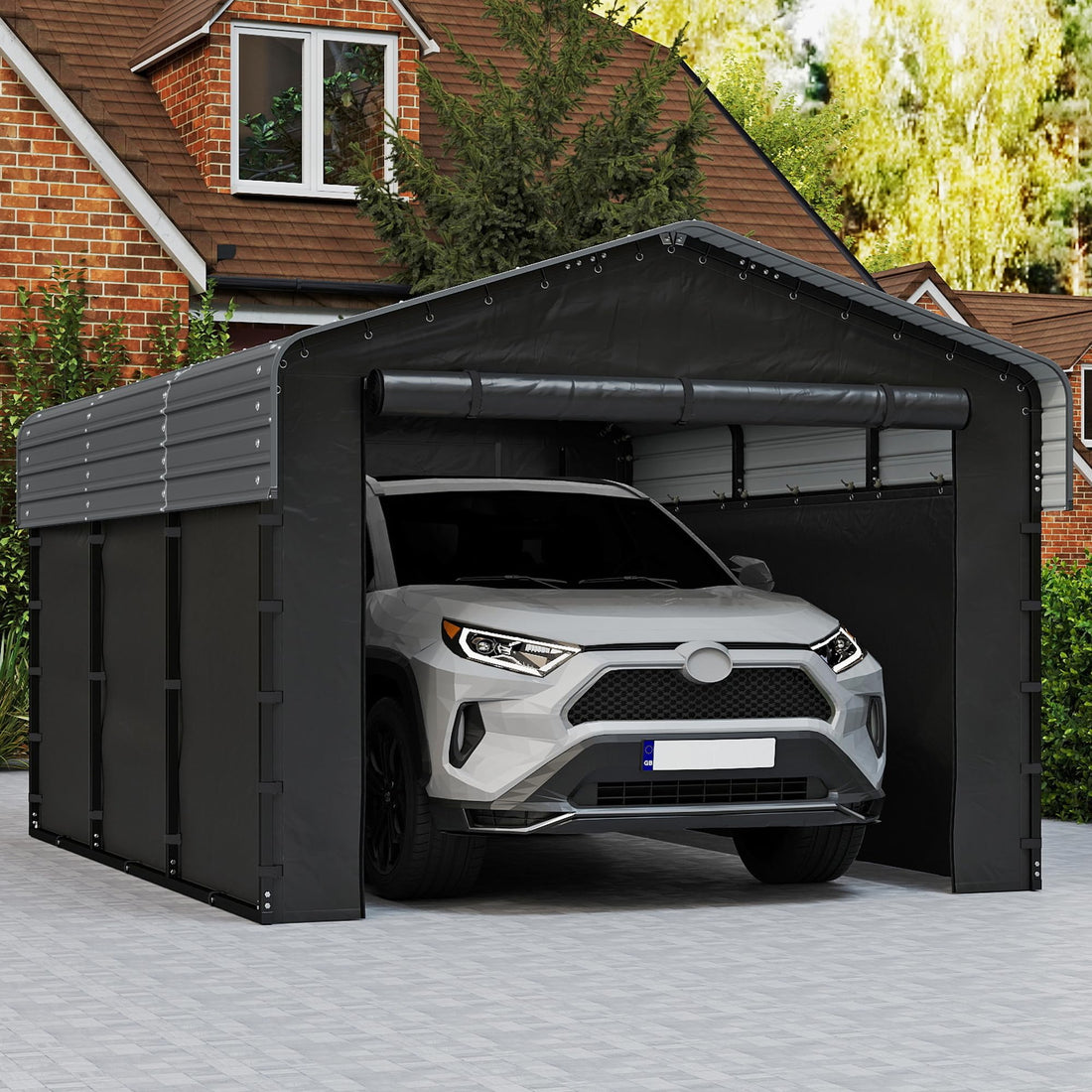 12x20 Ft Real Relax Heavy-Duty Carport