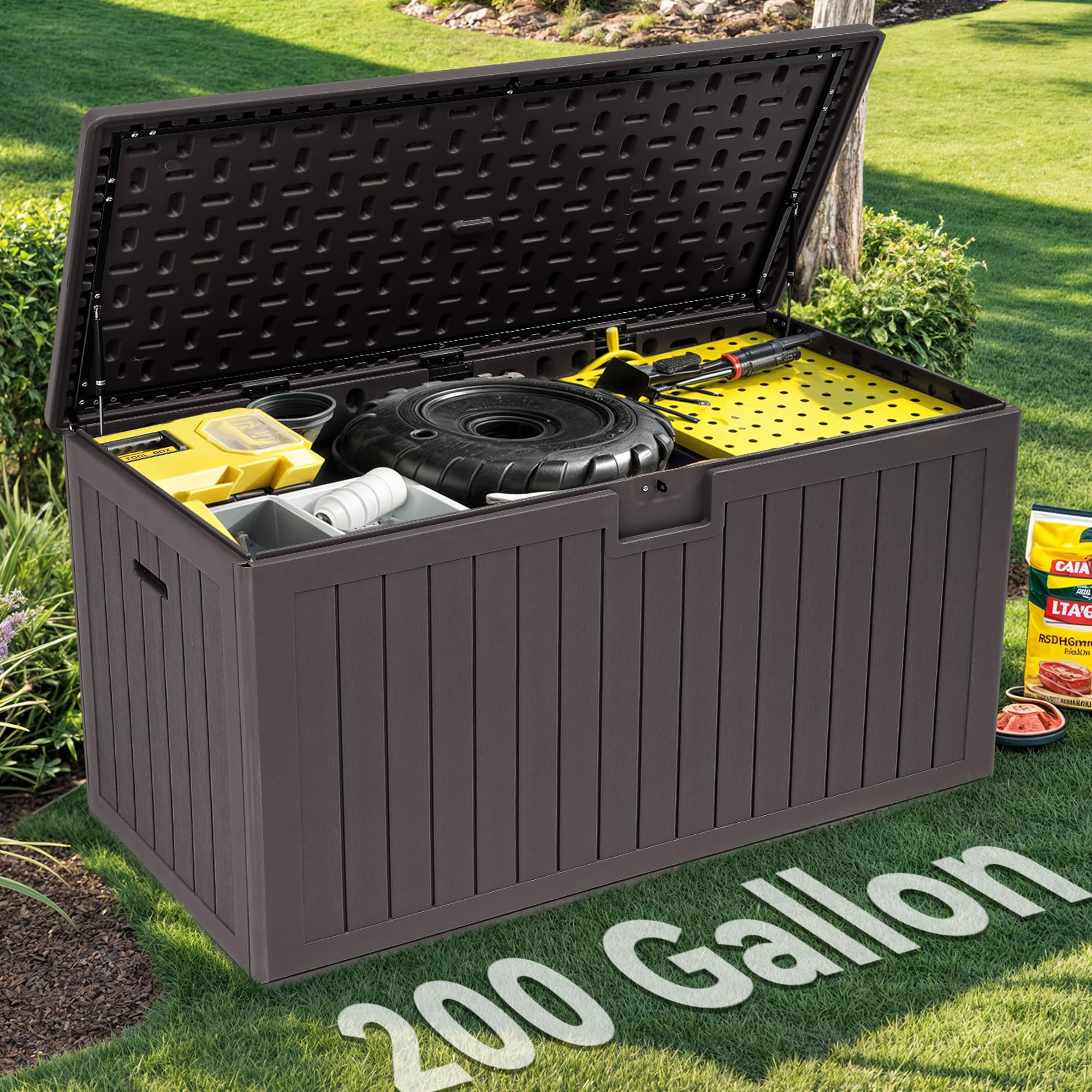 YITAHOME 260-Gallon Double-Wall Deck Box